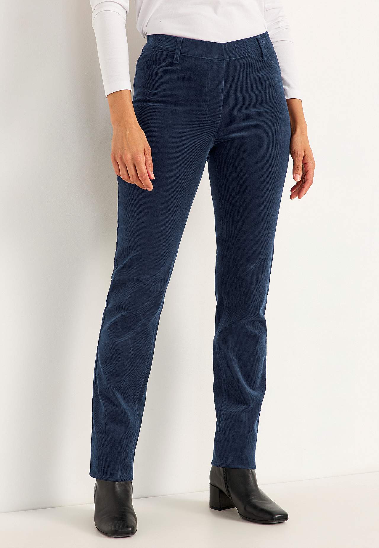 Treggings aus Kordsamt