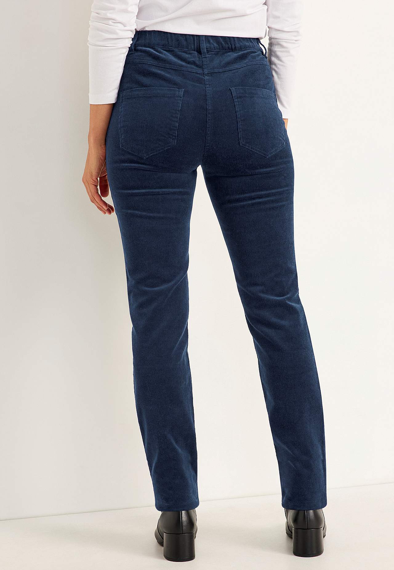 Treggings aus Kordsamt