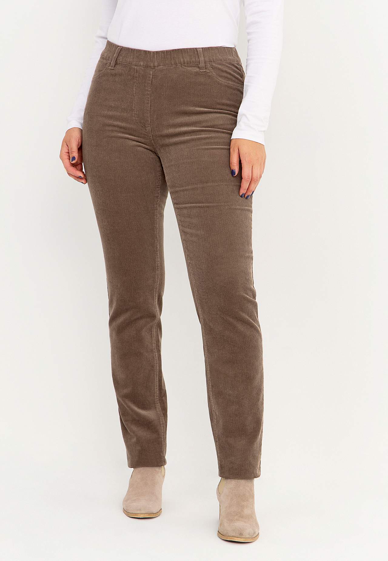Treggings aus Kordsamt