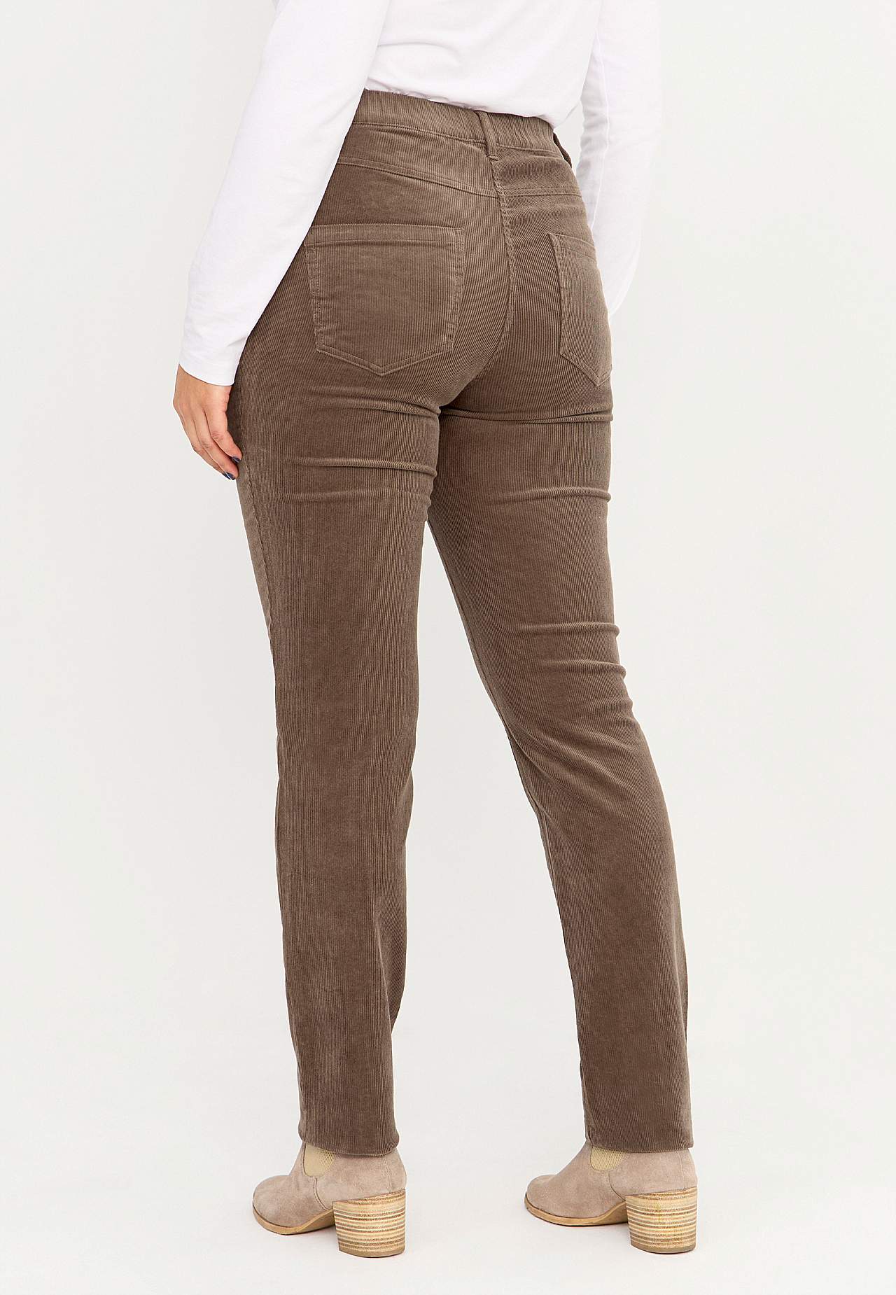 Treggings aus Kordsamt