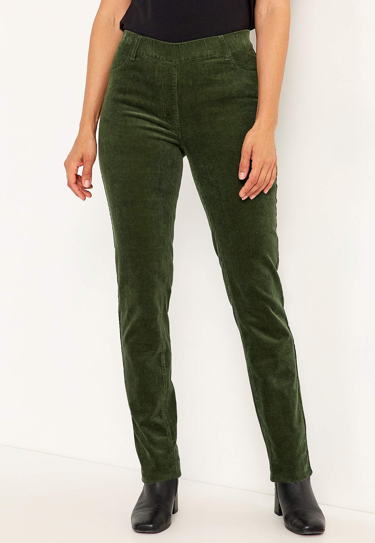 Treggings aus Kordsamt