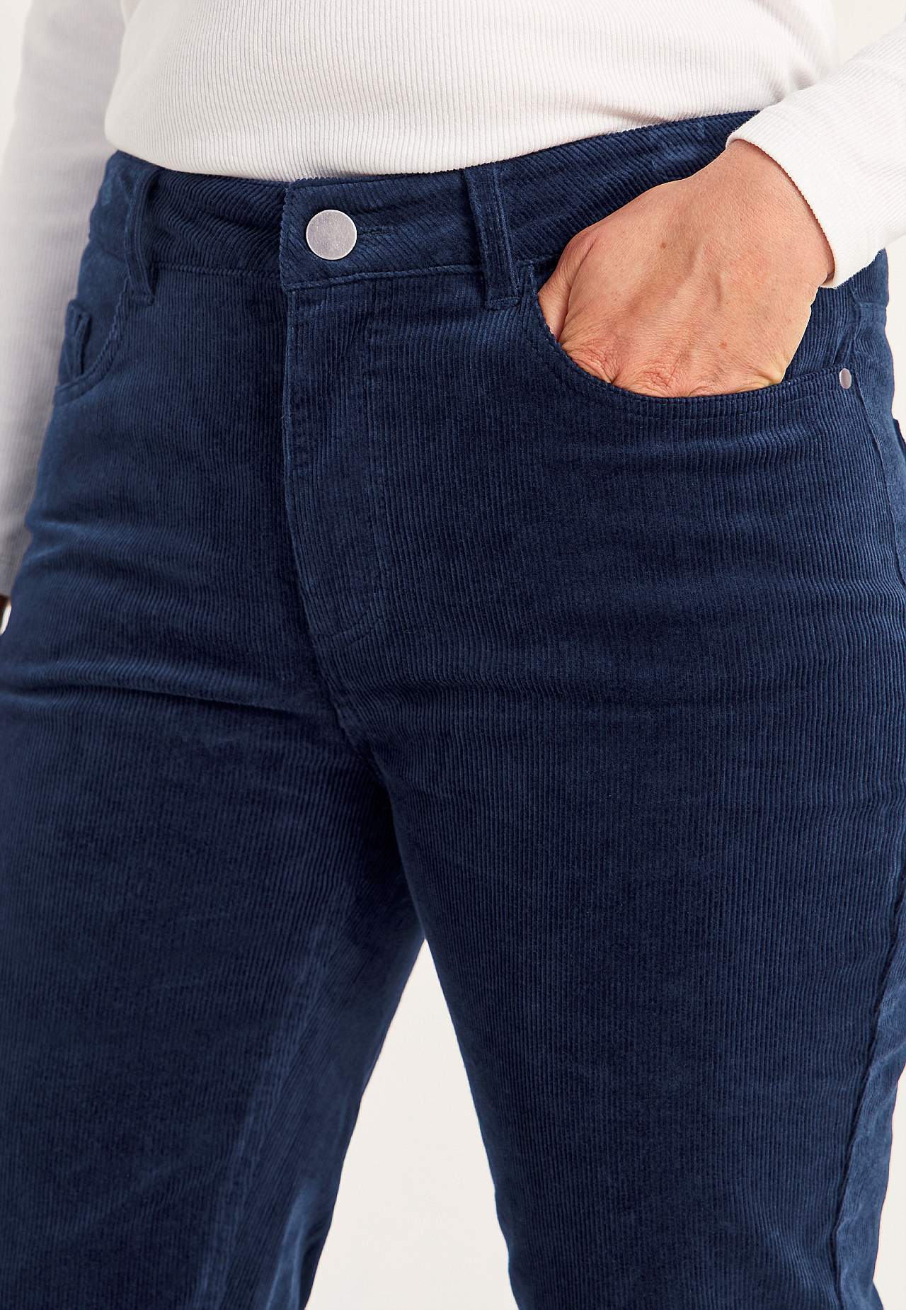 Elastische Kordhose