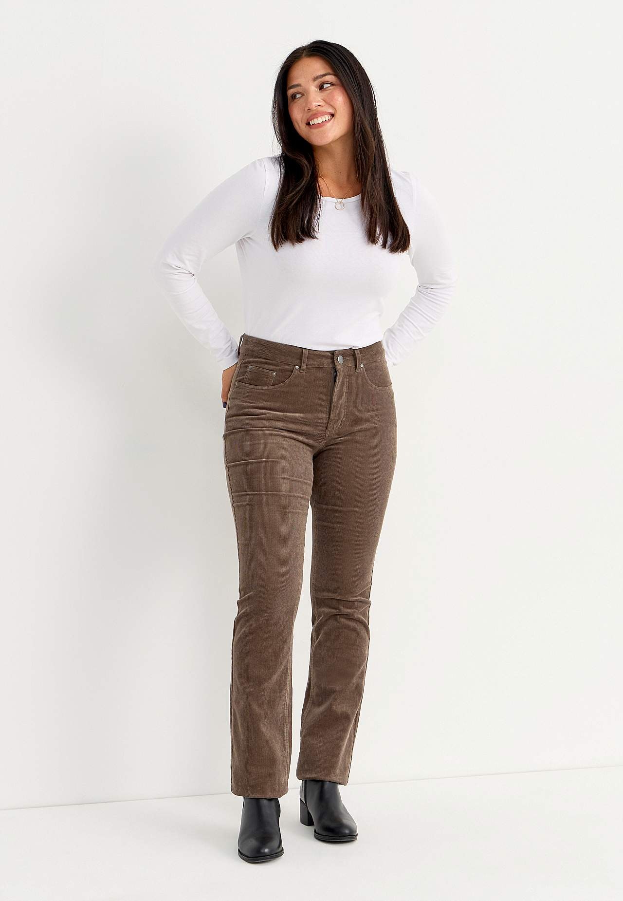 Elastische Kordhose