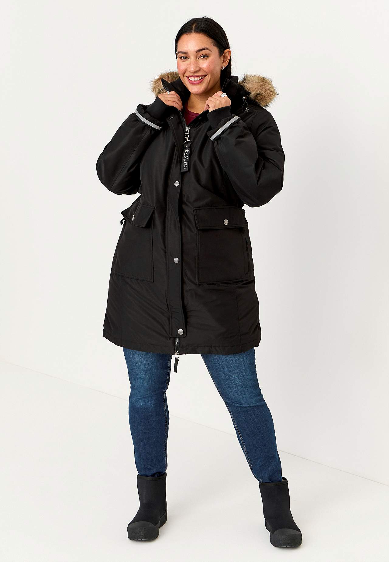 Warm gefütterte Parka Ice