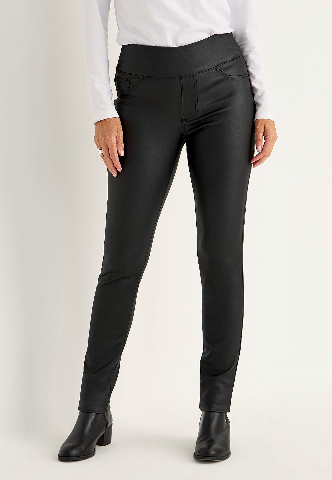 Beschichtete Treggings Corinne