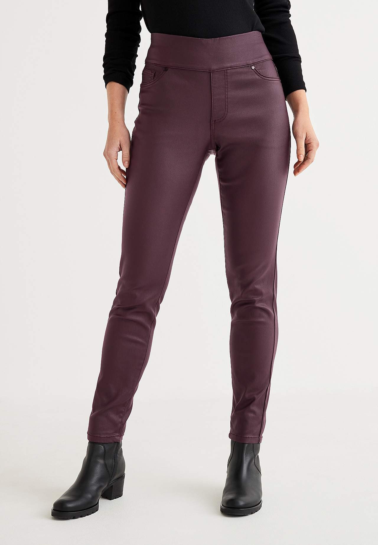 Beschichtete Treggings Corinne