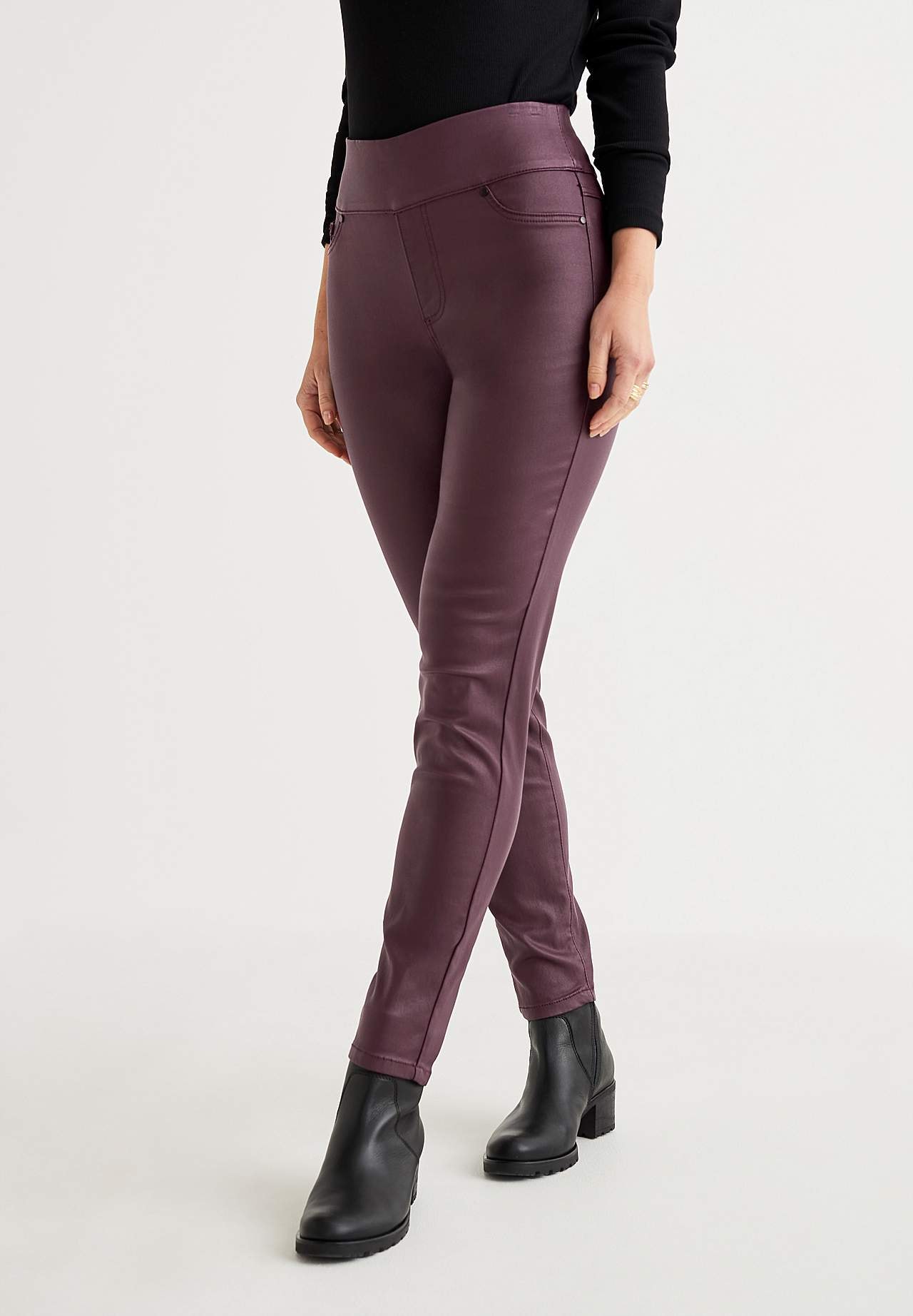 beschichtete treggings