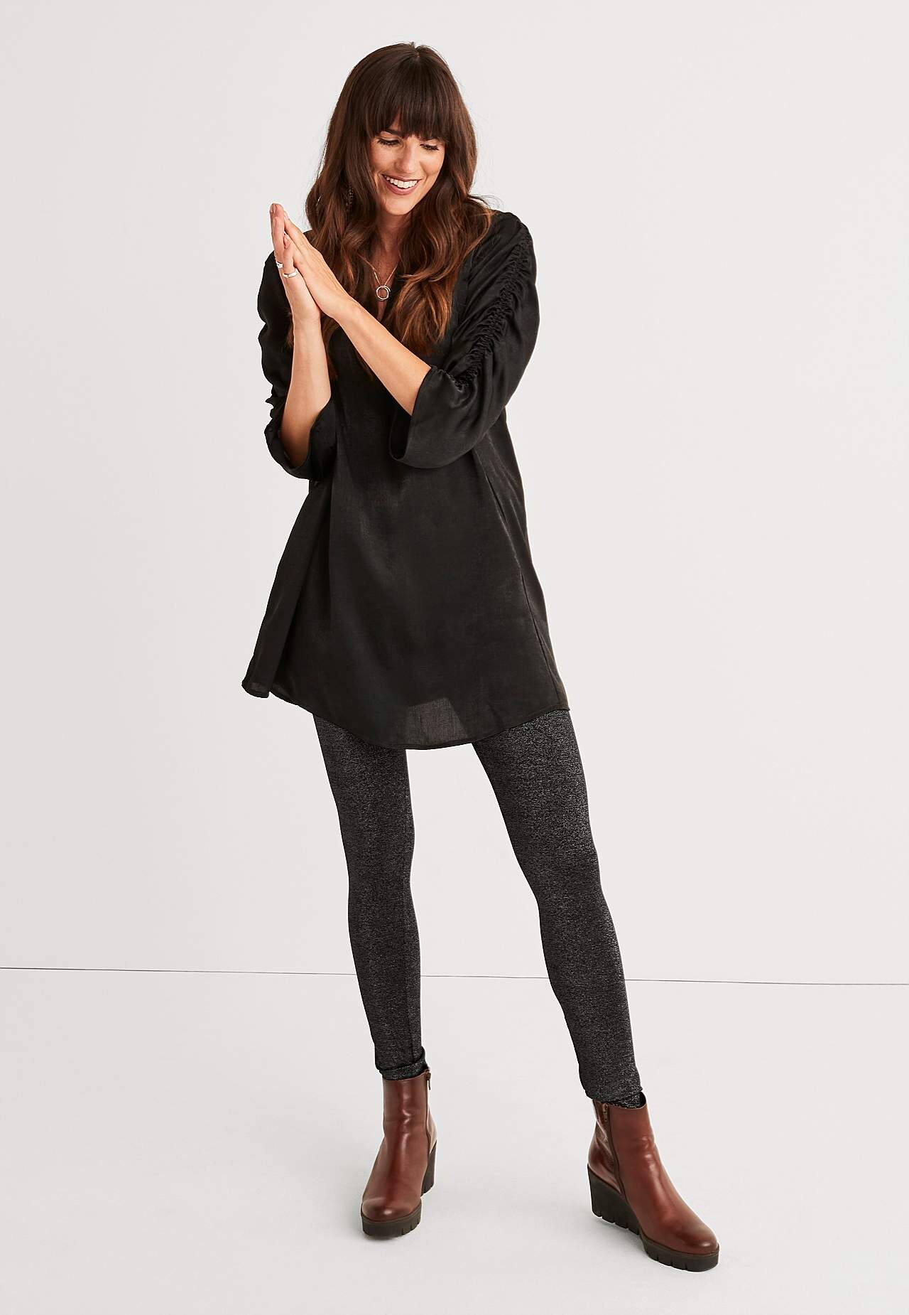 Glänzende Leggings Greta
