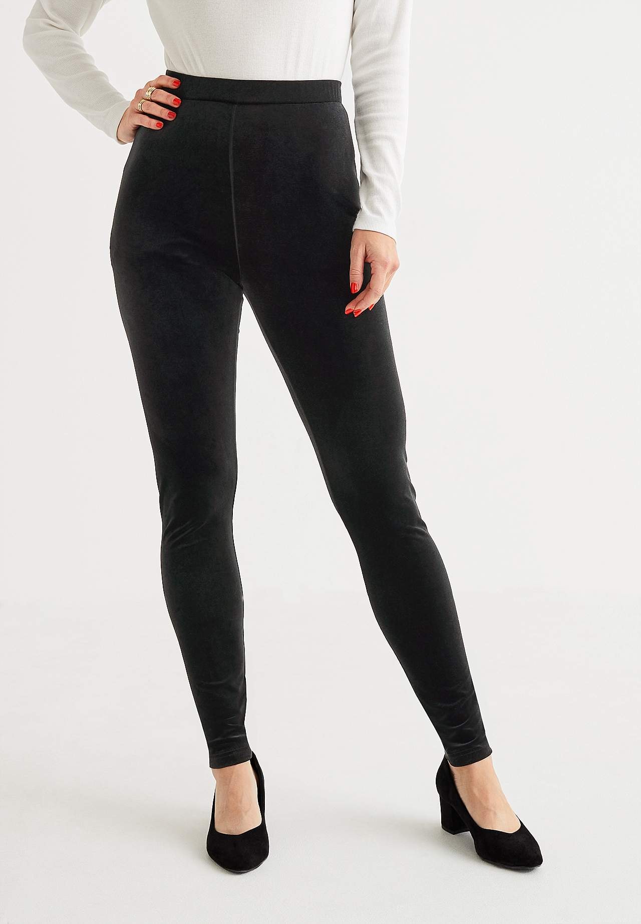 Leggings aus Samt