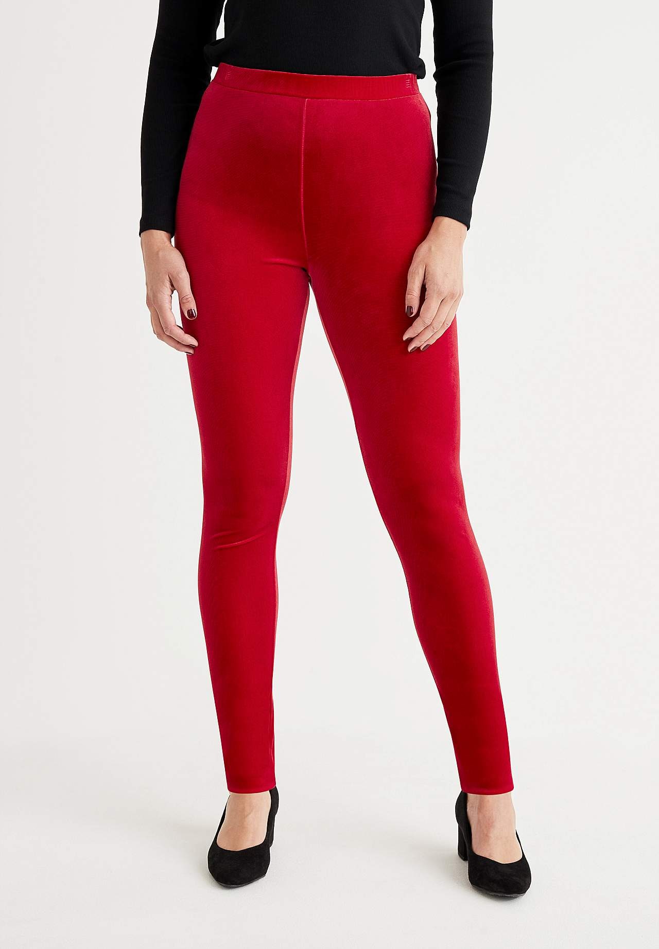 Leggings aus Samt