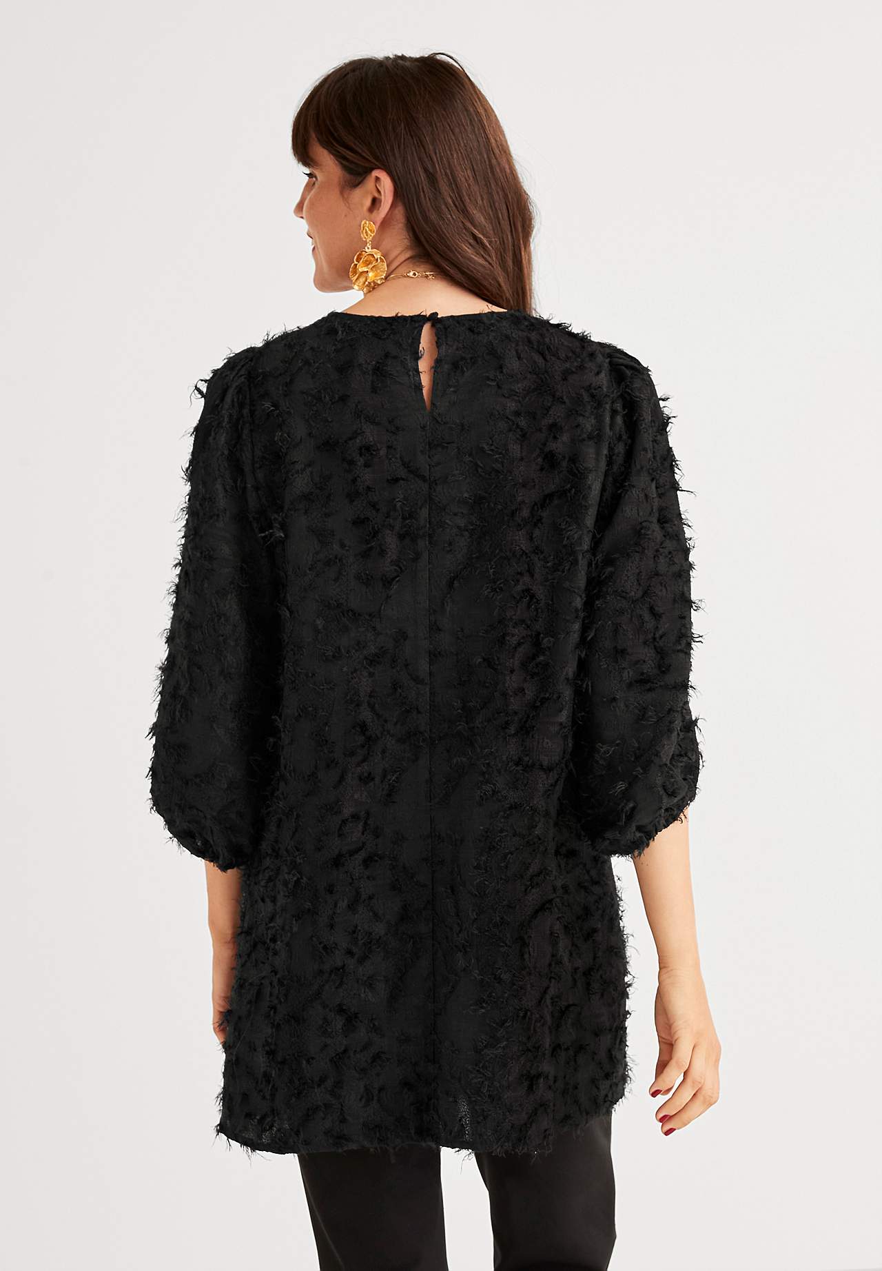 Tunika mit Jacquard-Gewebe Stina