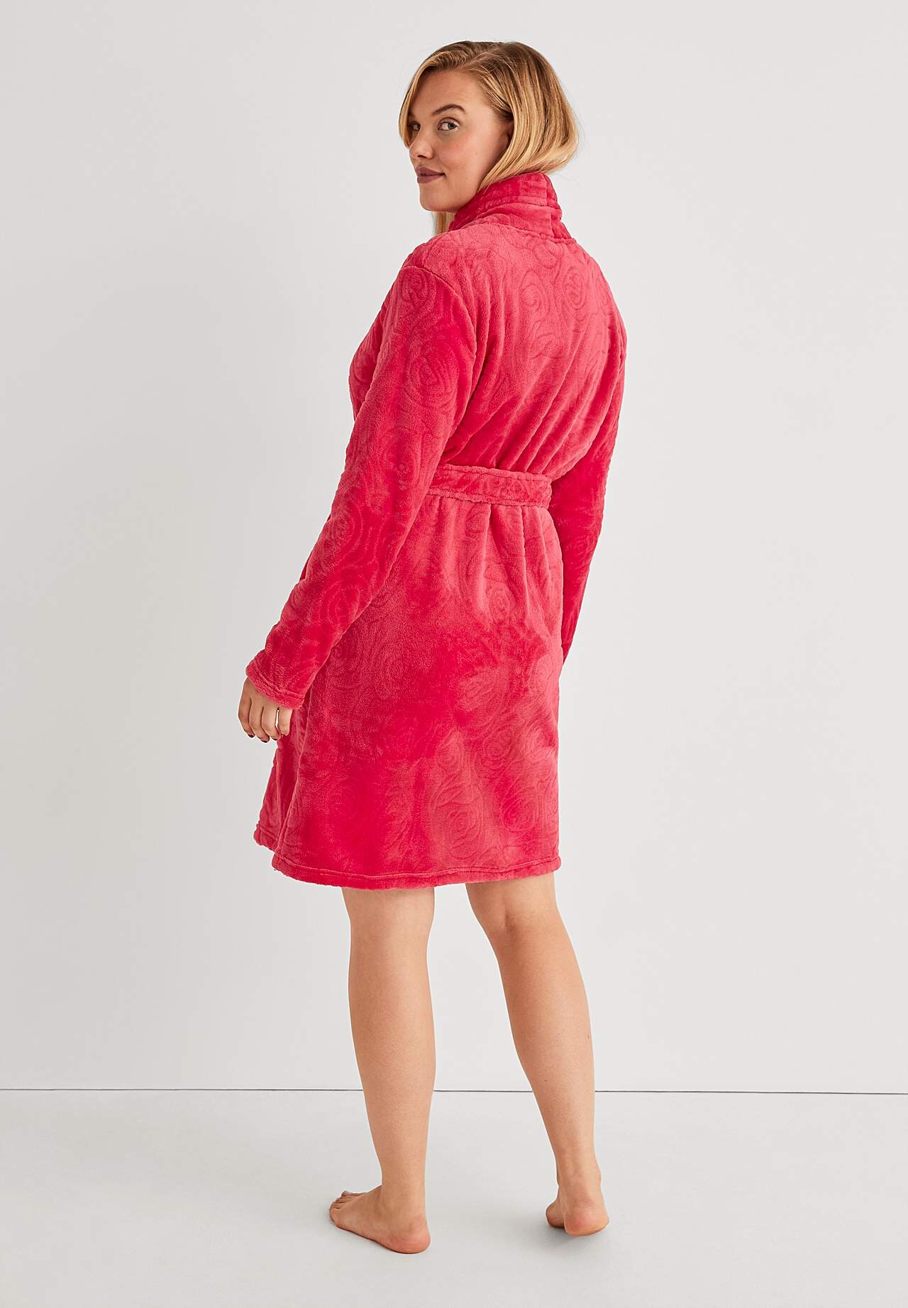 Morgenrock aus weichem Fleece
