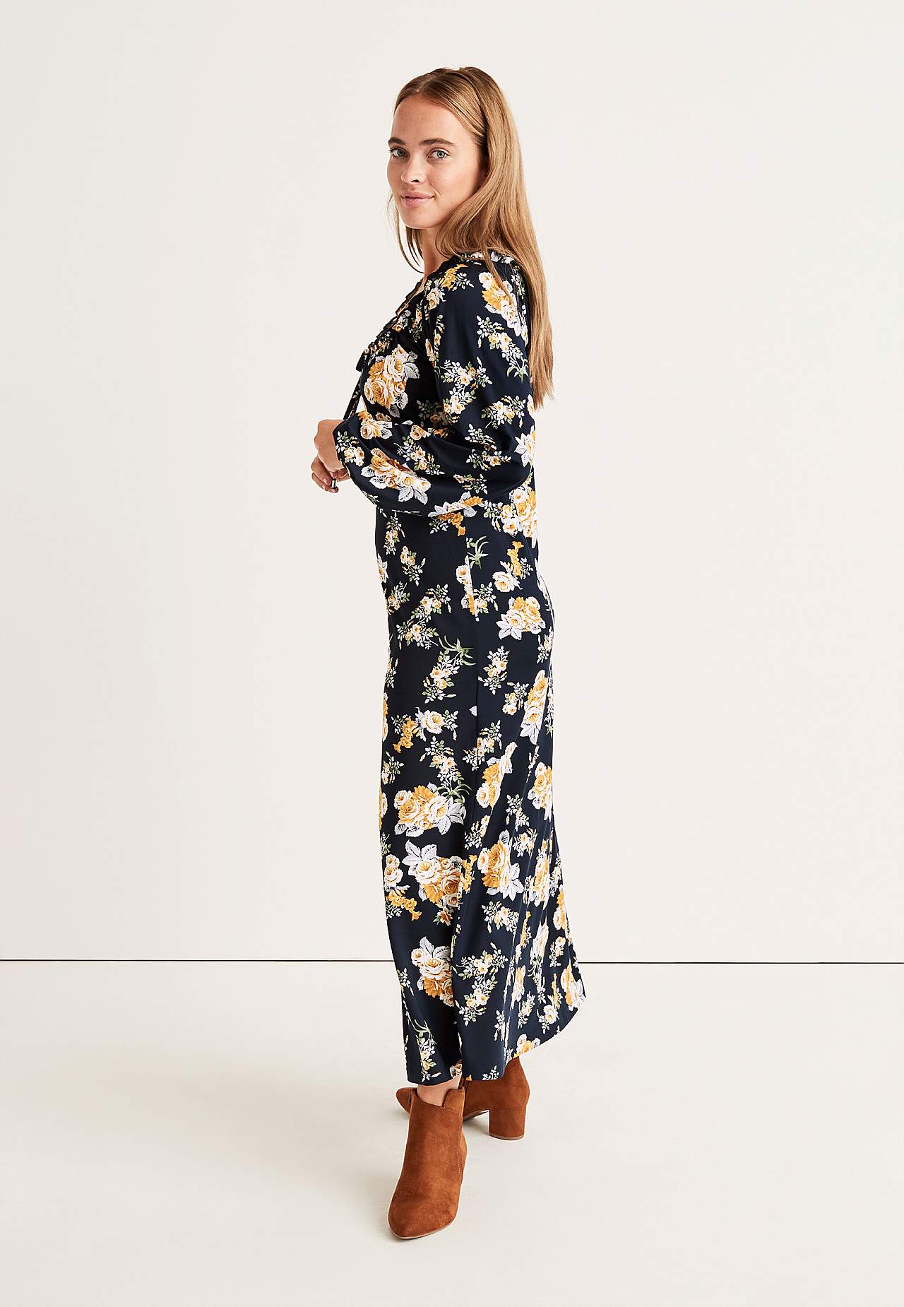 Gemustertes Maxikleid Monica