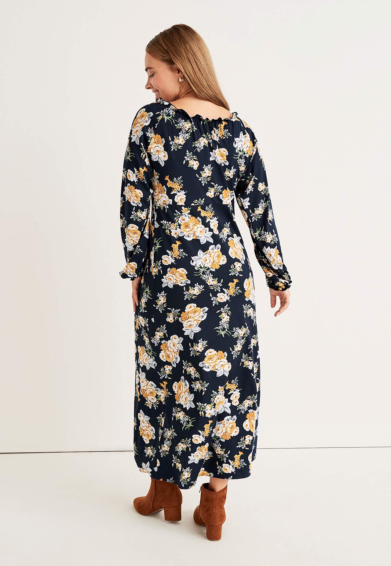 Gemustertes Maxikleid Monica