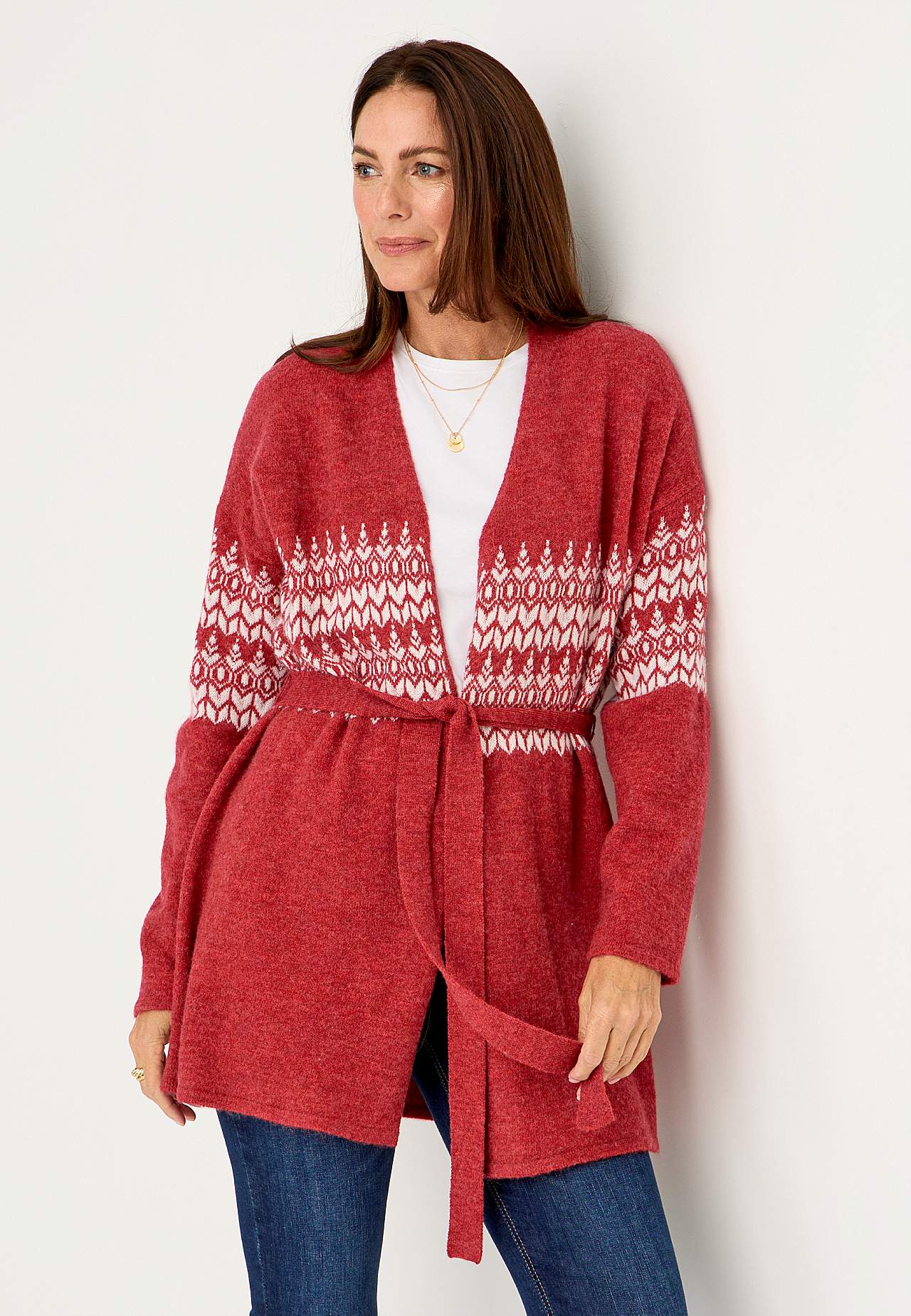 Cardigan mit einem Jacquard-Strick Bonnie