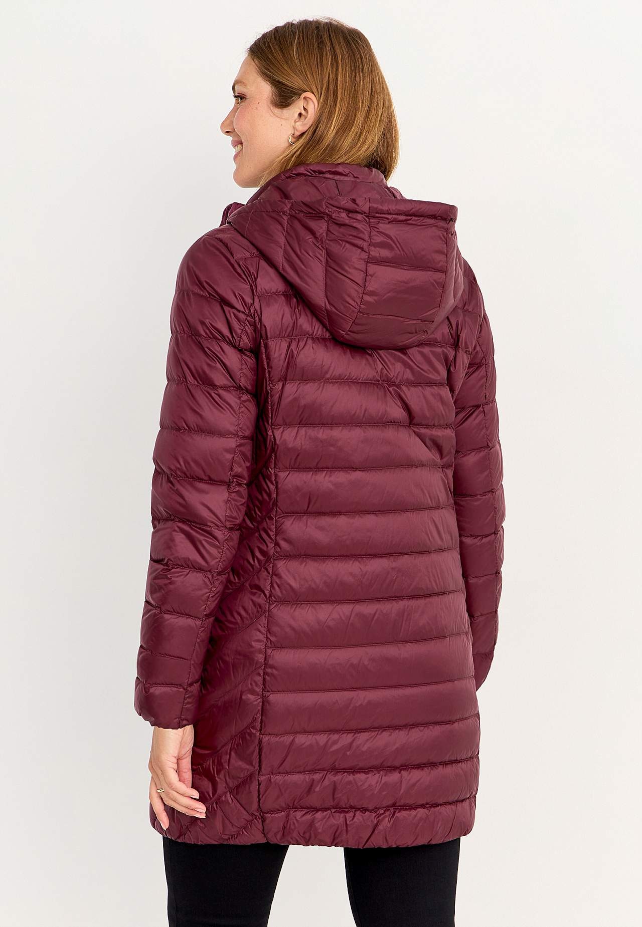 Daunenjacke mit Kapuze