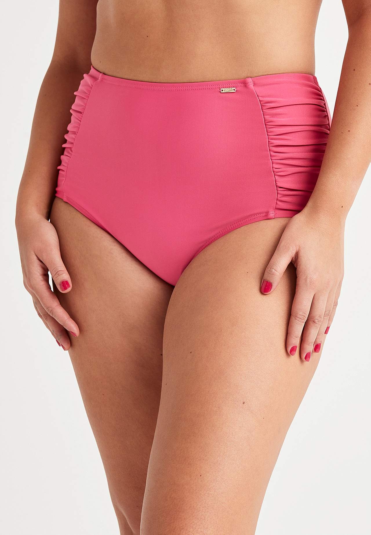 Bikini-Unterteil mit hohem Bund