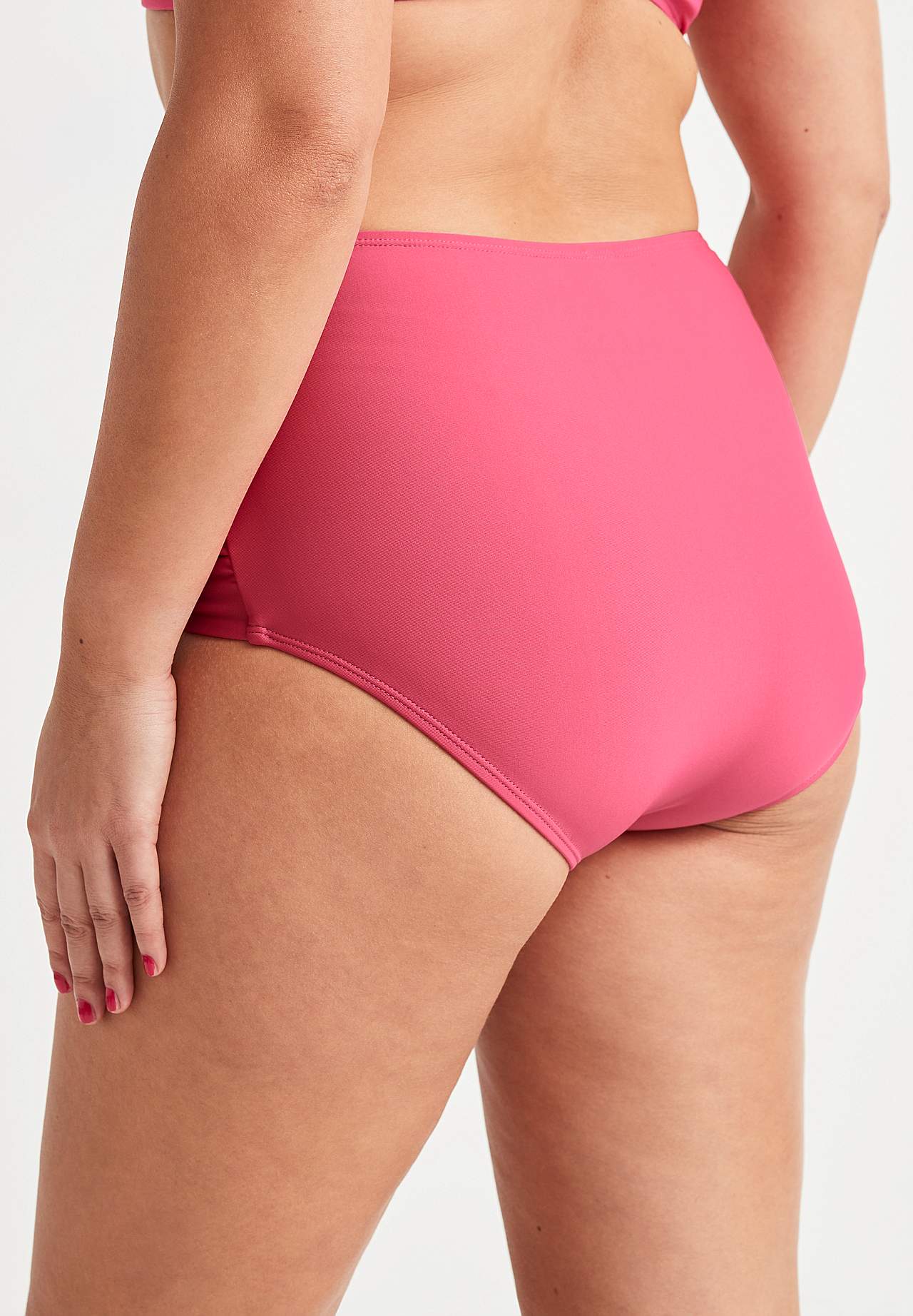 Bikini-Unterteil mit hohem Bund