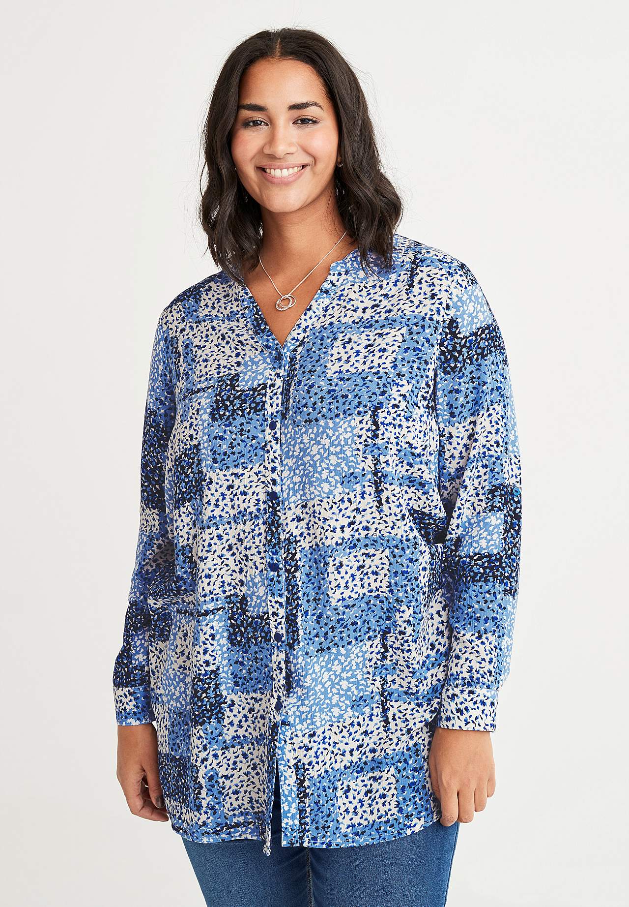 Tunika aus Krepp Lauren