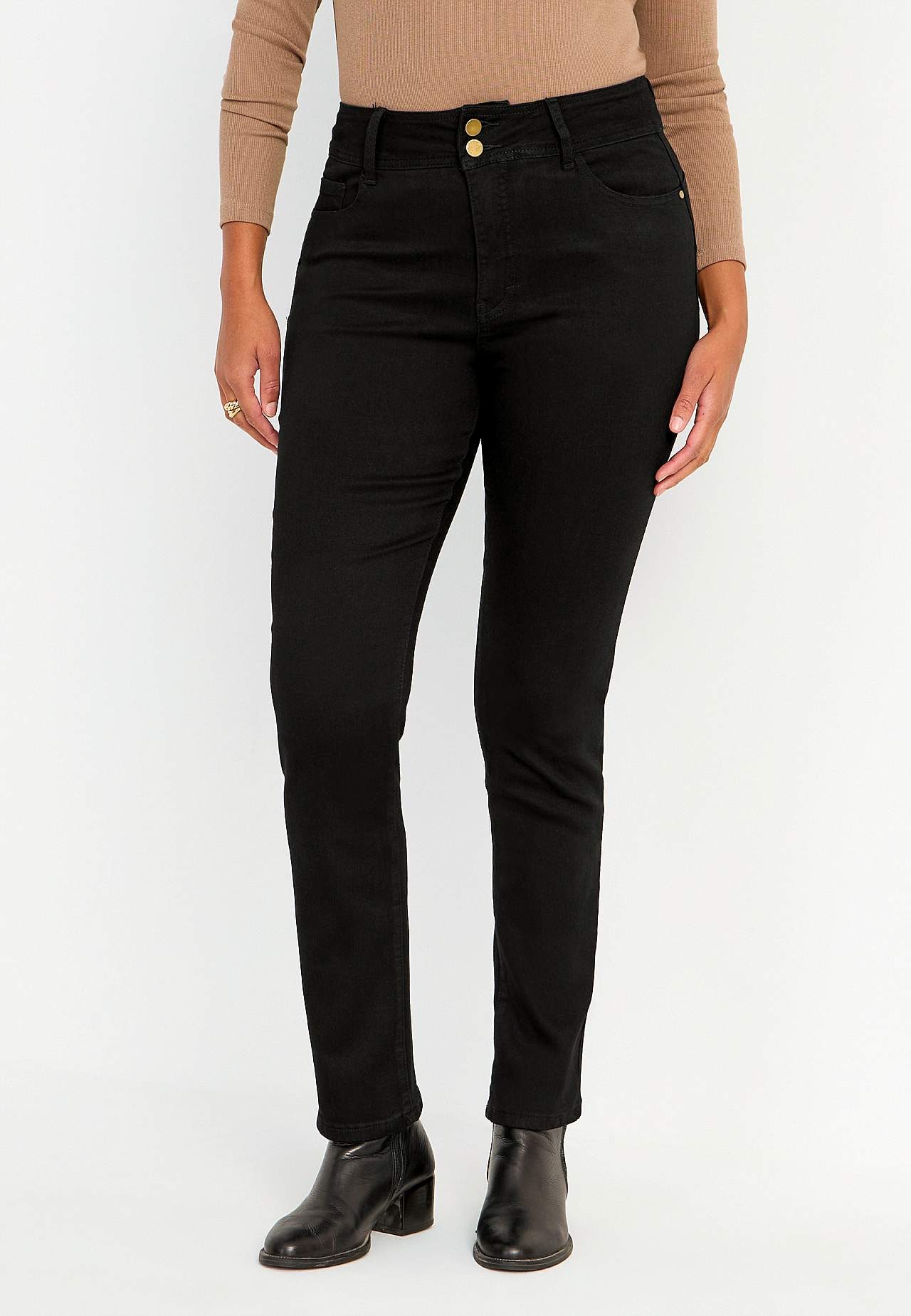 Figurformende Jeans mit Stretch