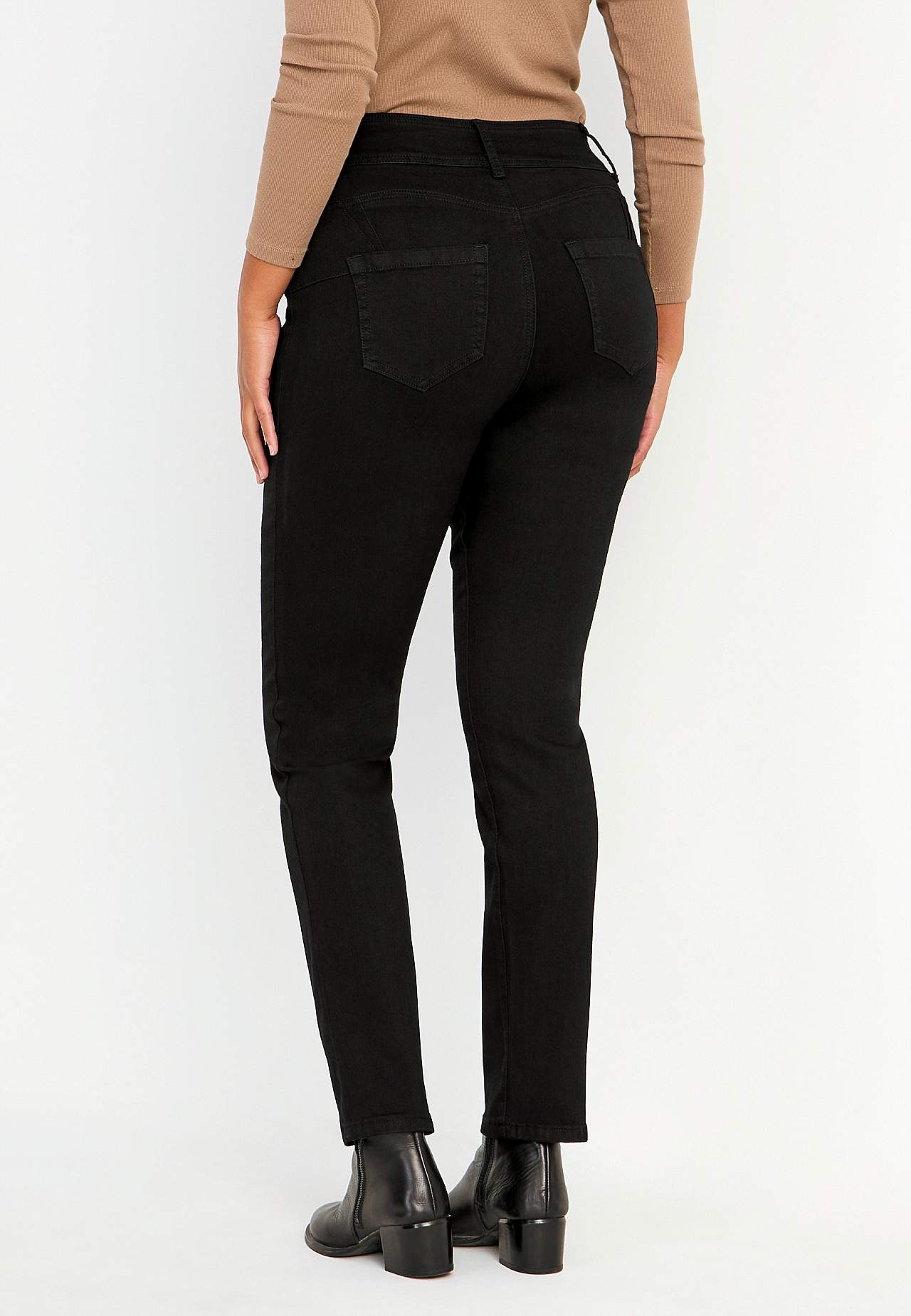 Figurformende Jeans mit Stretch