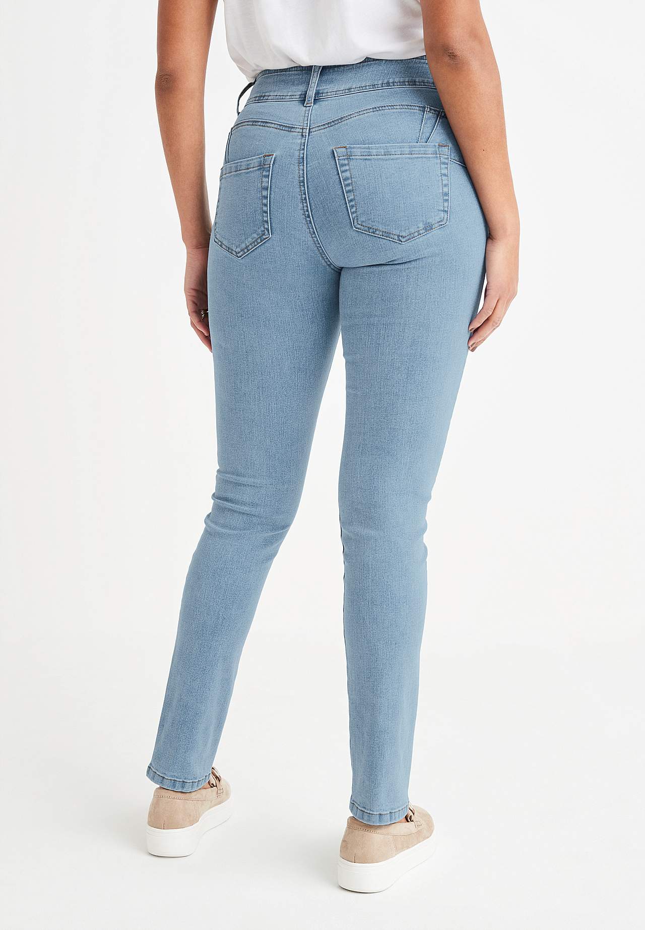 Figurformende Jeans mit Stretch