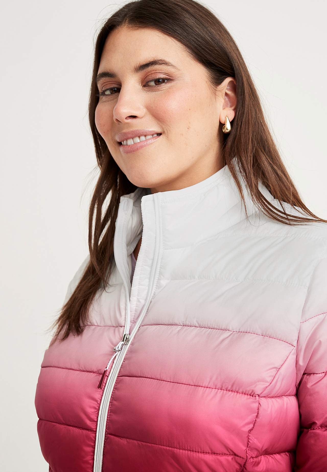 Dip-dyed leichte Jacke