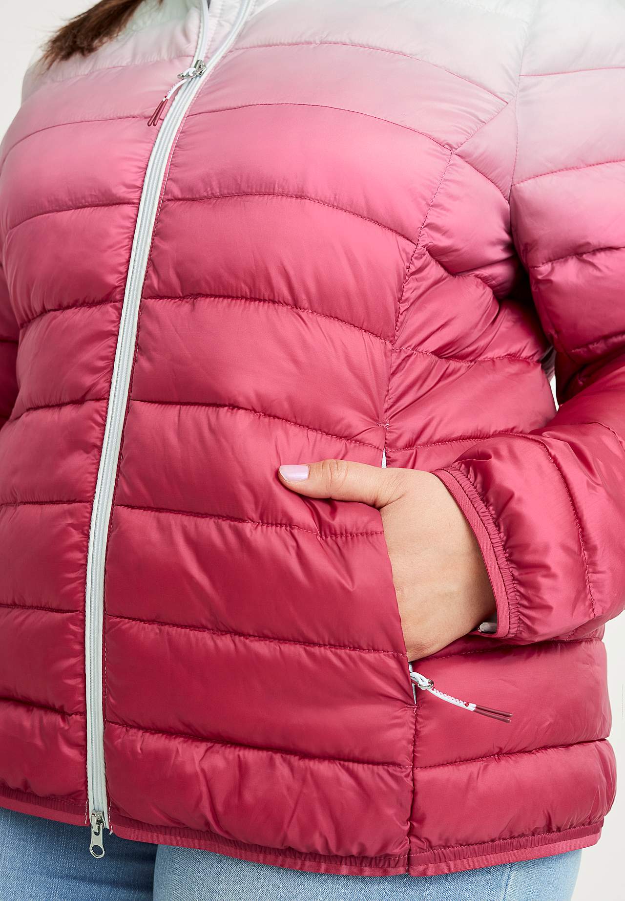Dip-dyed leichte Jacke