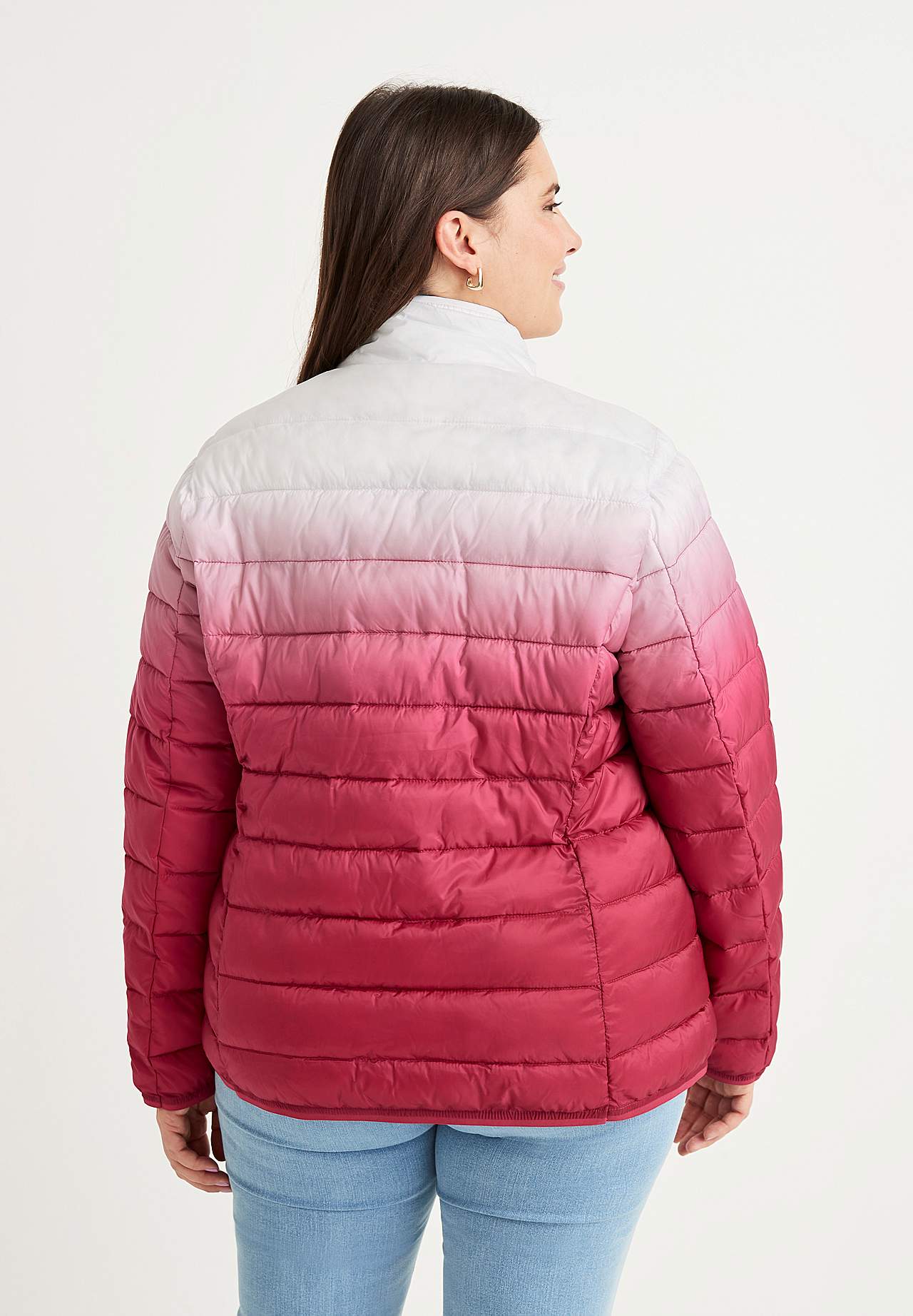 Dip-dyed leichte Jacke