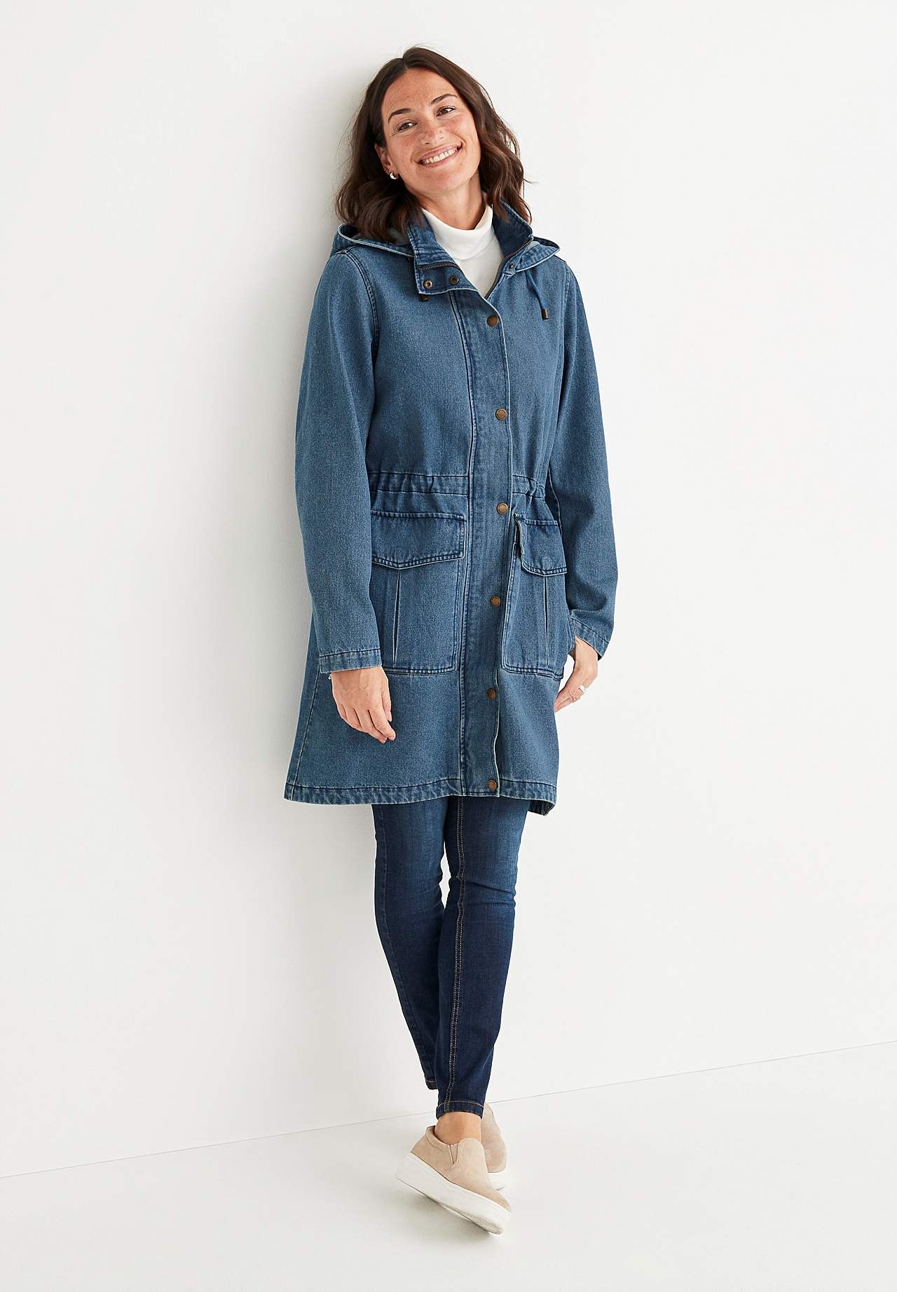 Parka aus Denim Jane