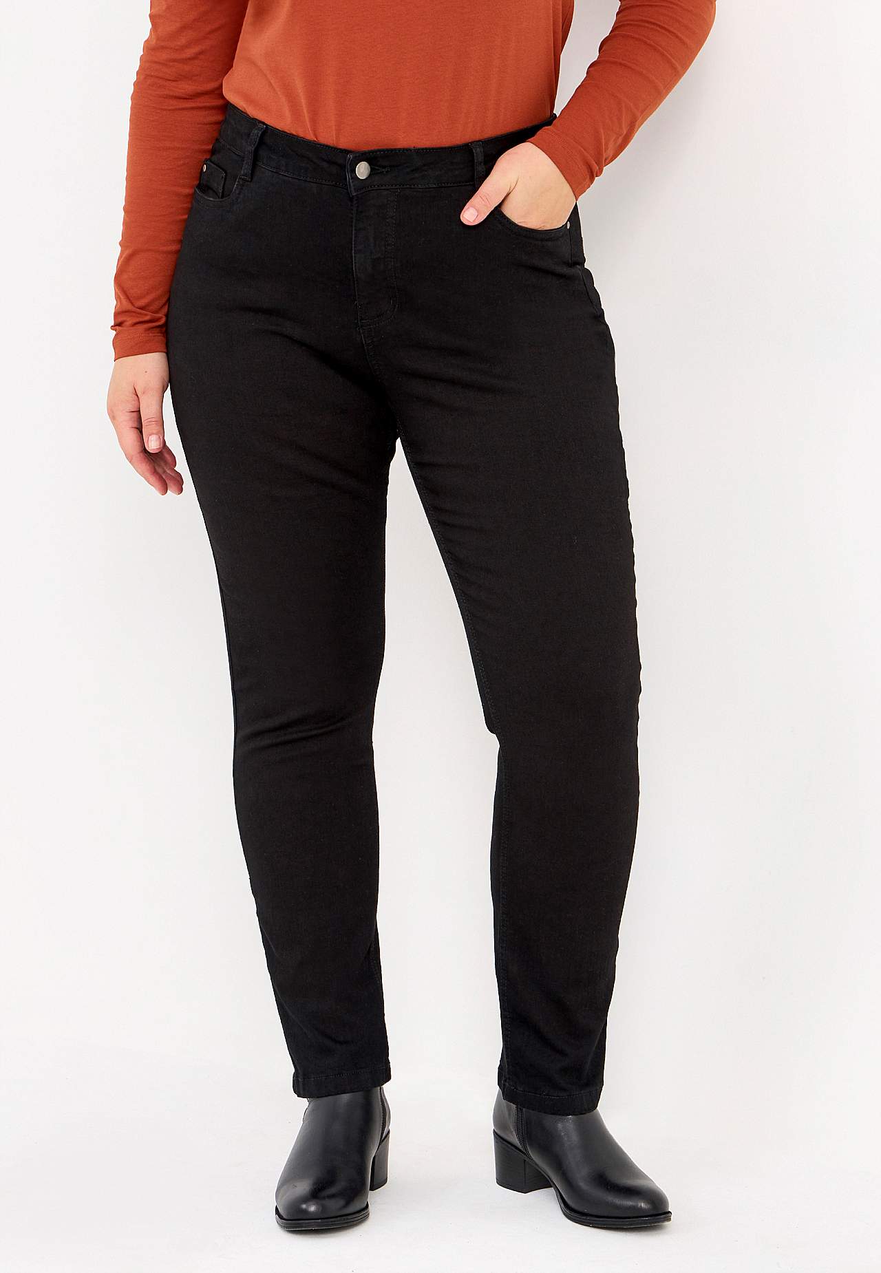 Stretch-Jeans mit gerades Bein - drei Längen