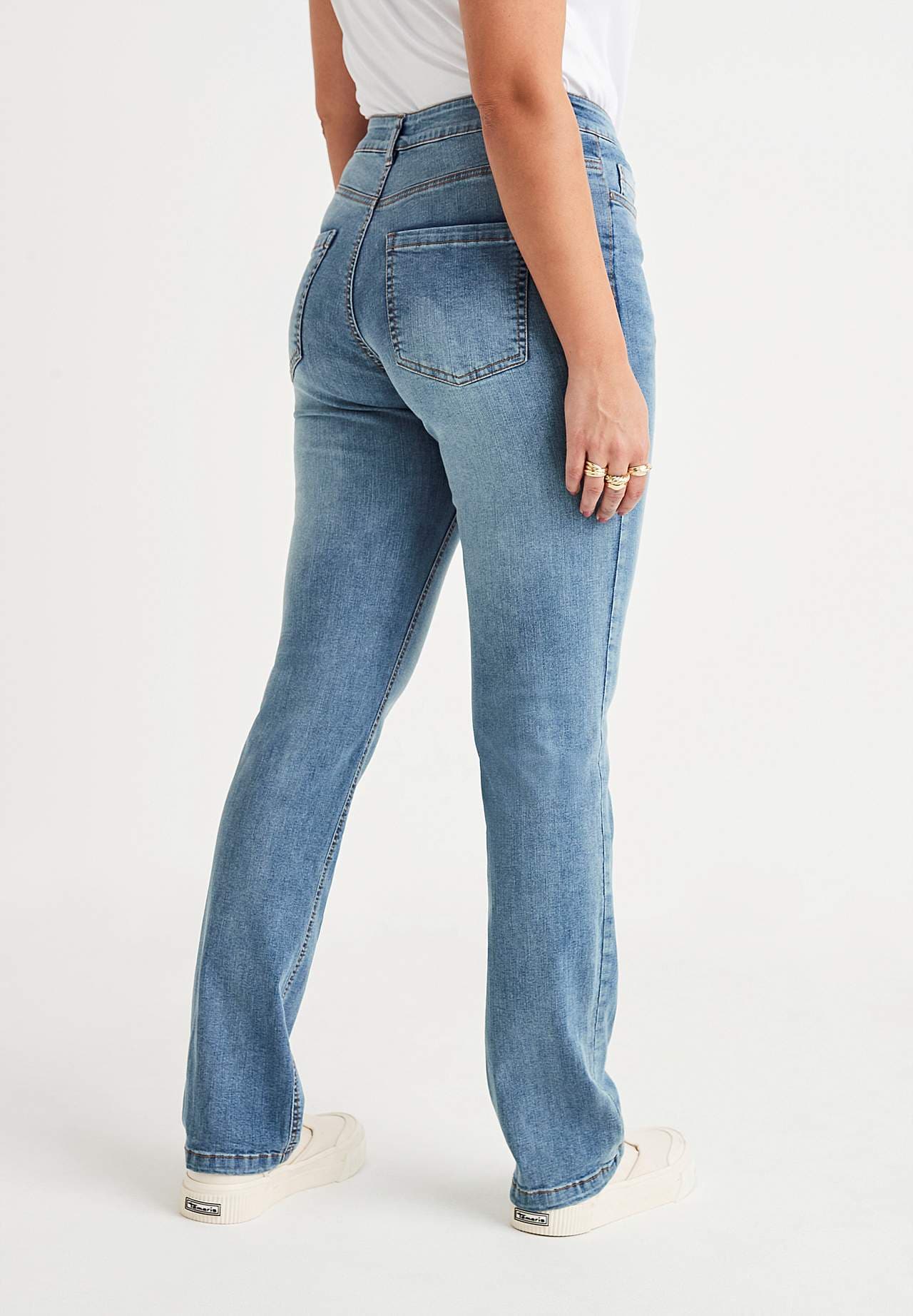 Stretch-Jeans mit gerades Bein - drei Längen