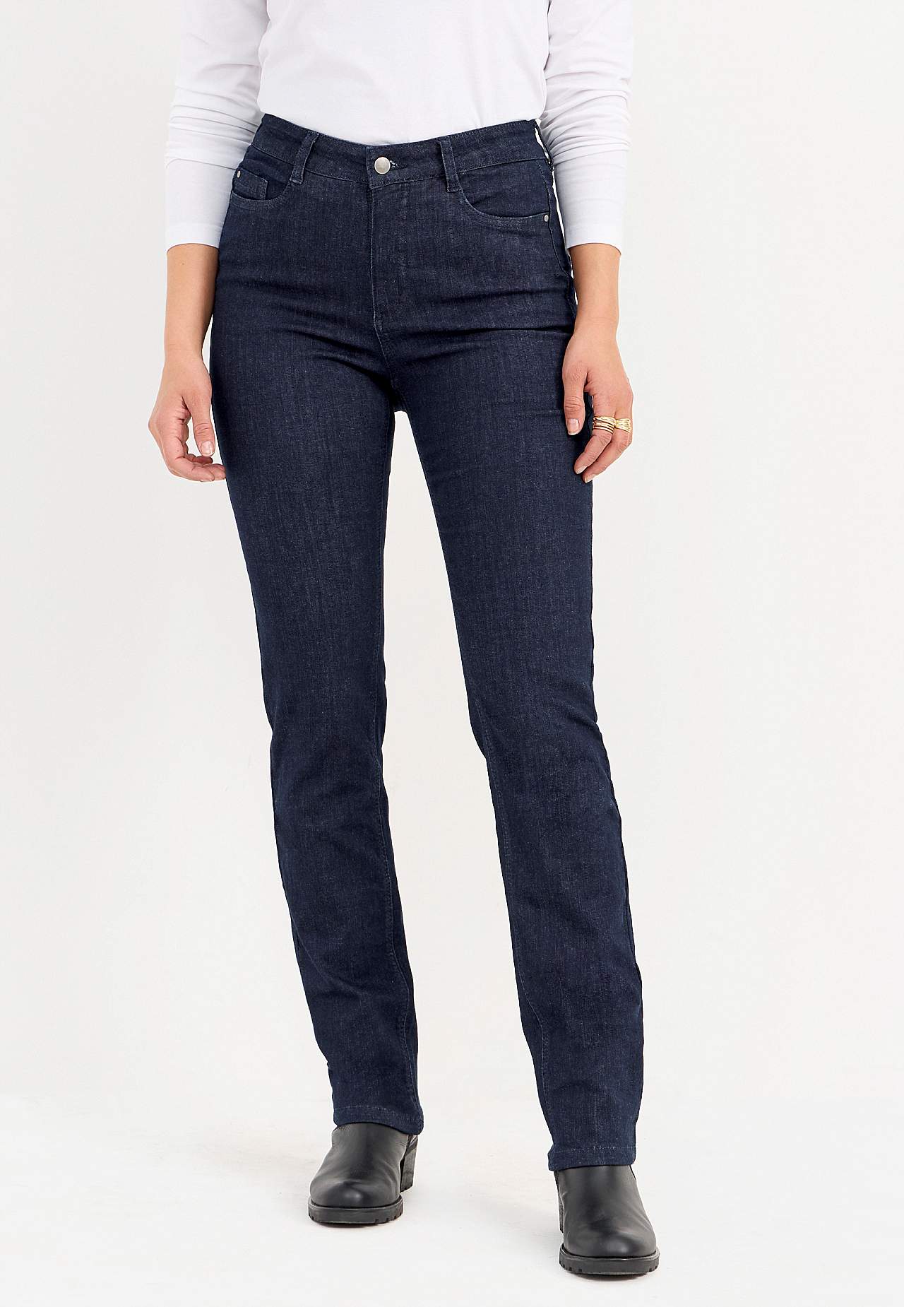 Stretch-Jeans mit gerades Bein - drei Längen