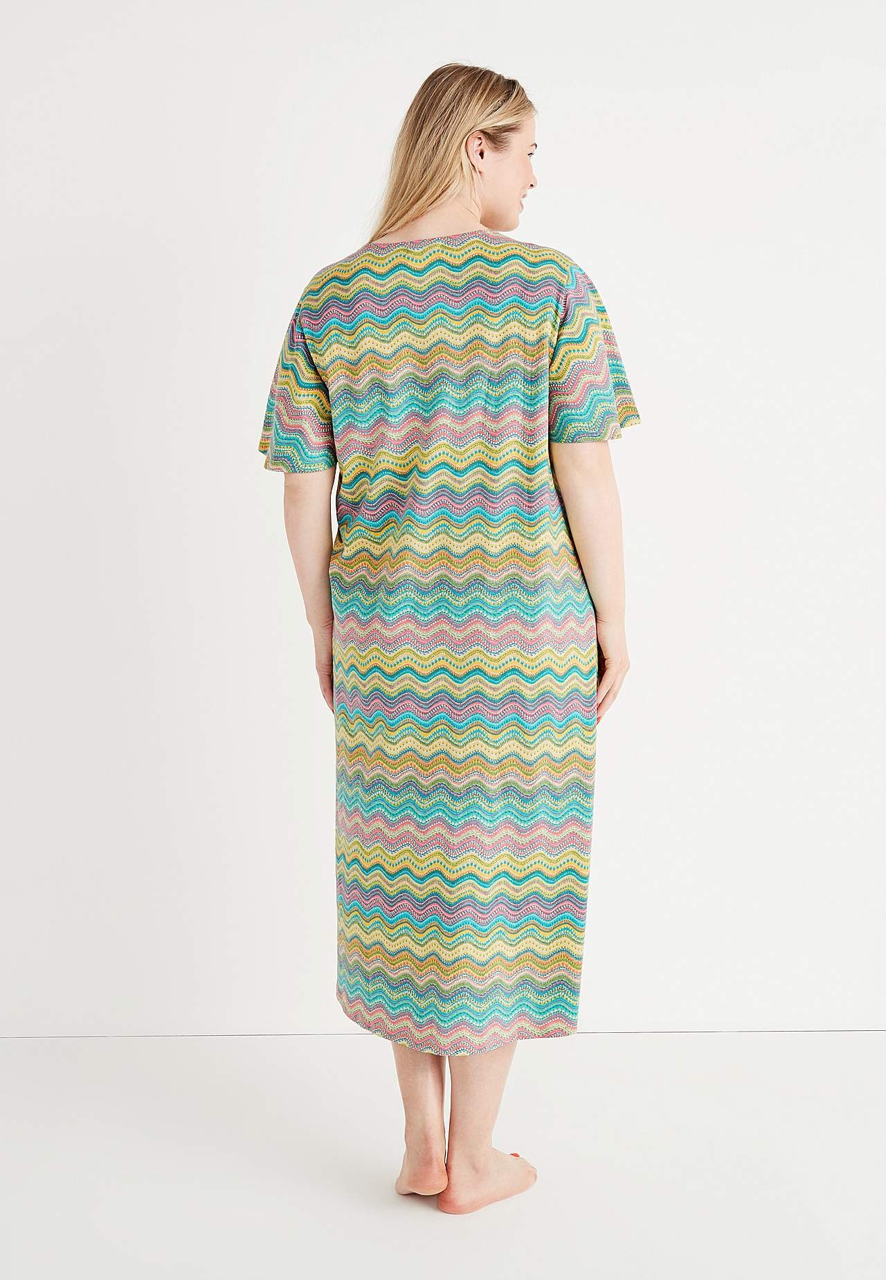 Kurzärmliges Nachtkleid