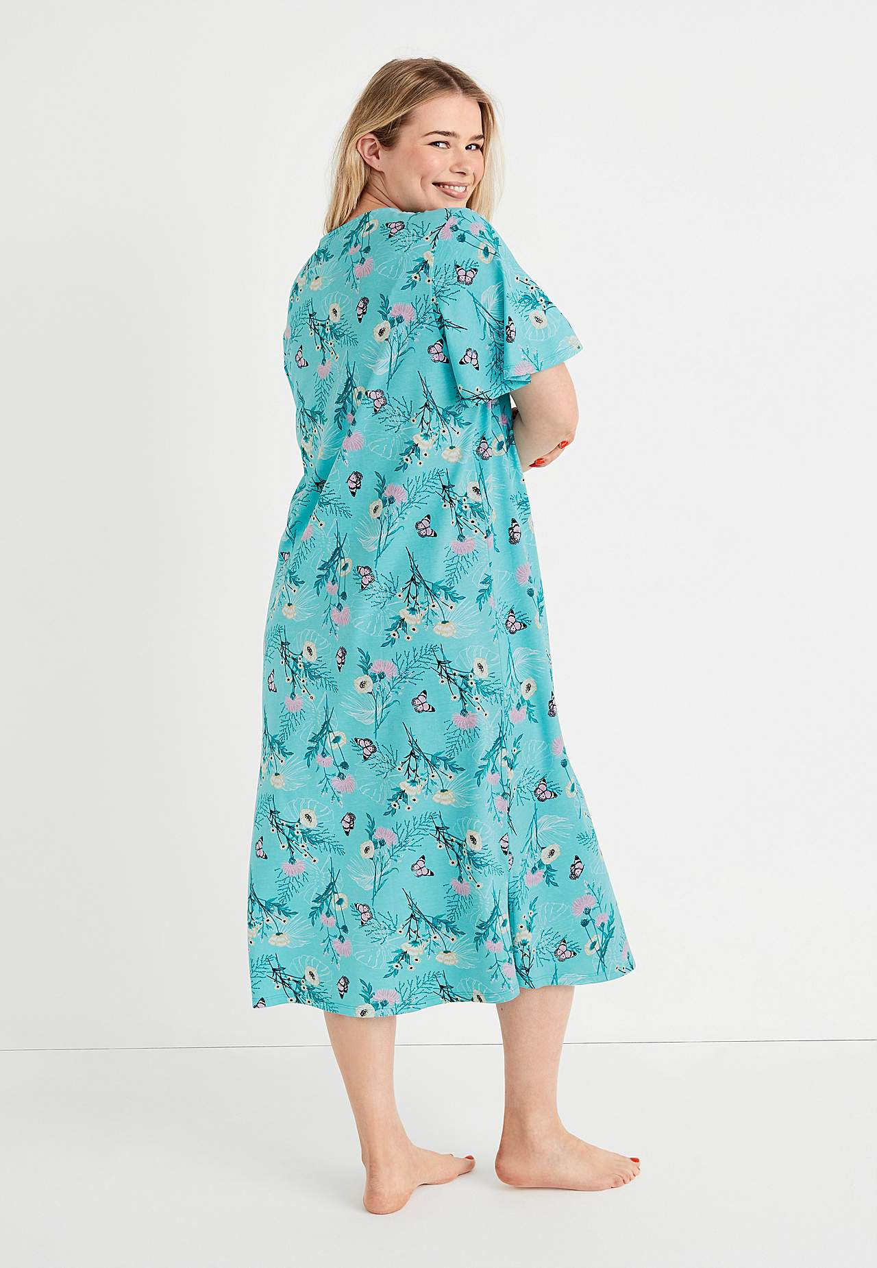 Kurzärmliges Nachtkleid Anne