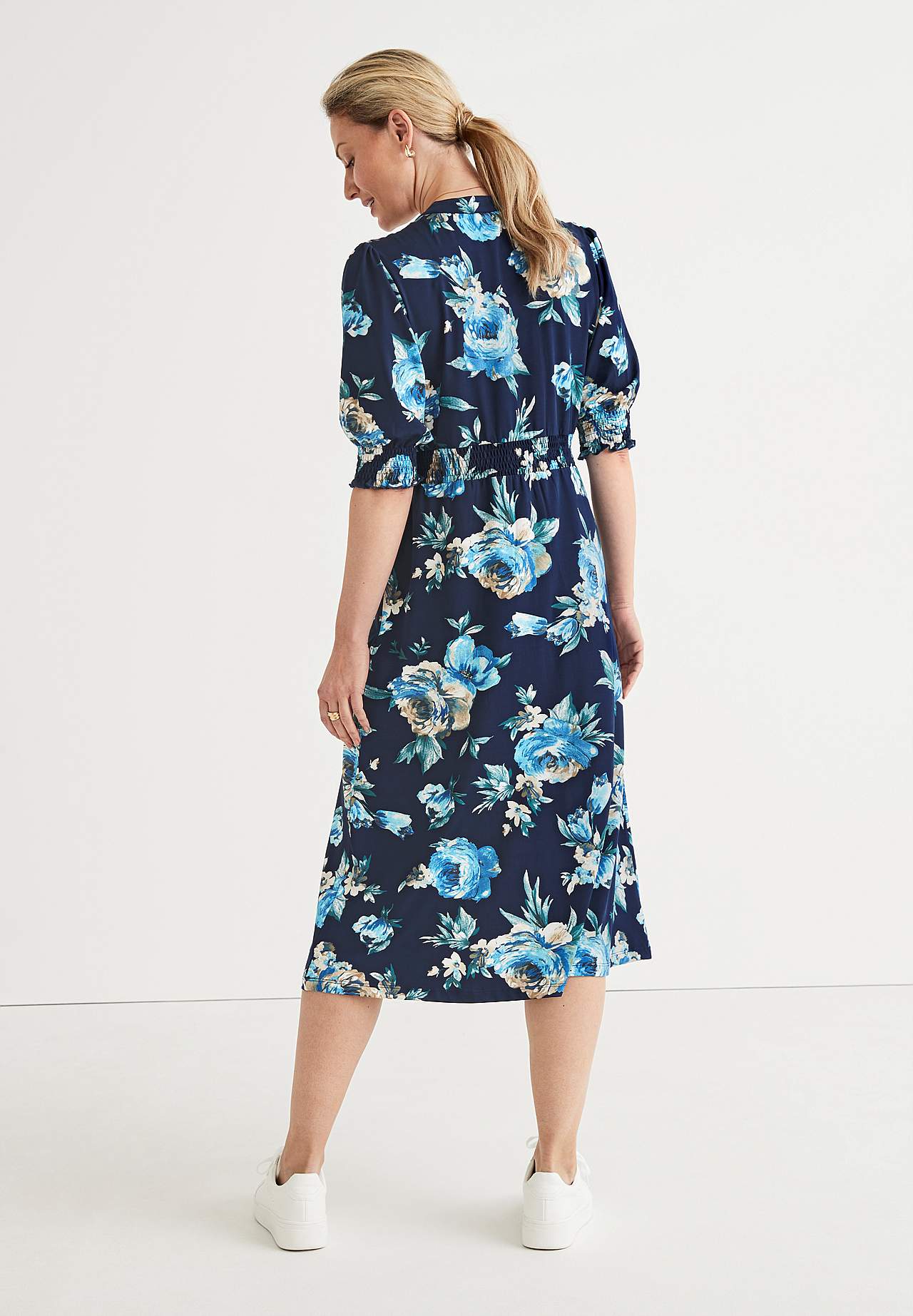 Gemustertes Jerseykleid Brianna