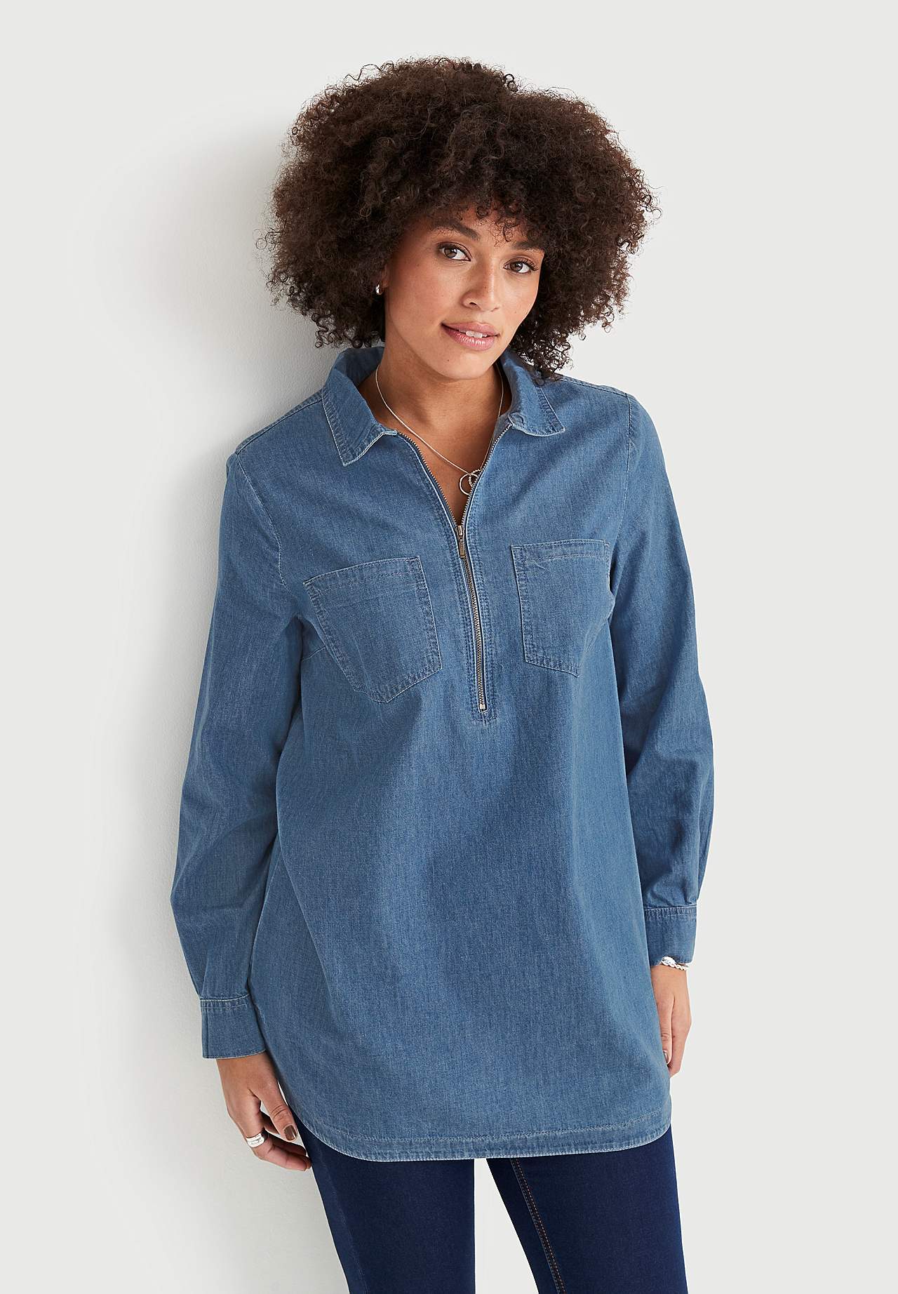 Tunika aus Denim Louise
