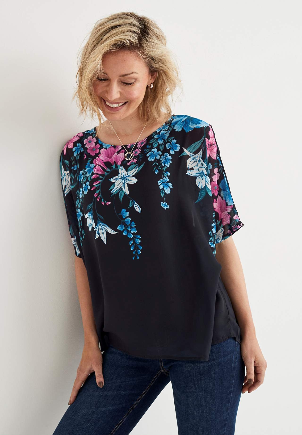 Chiffon-Bluse