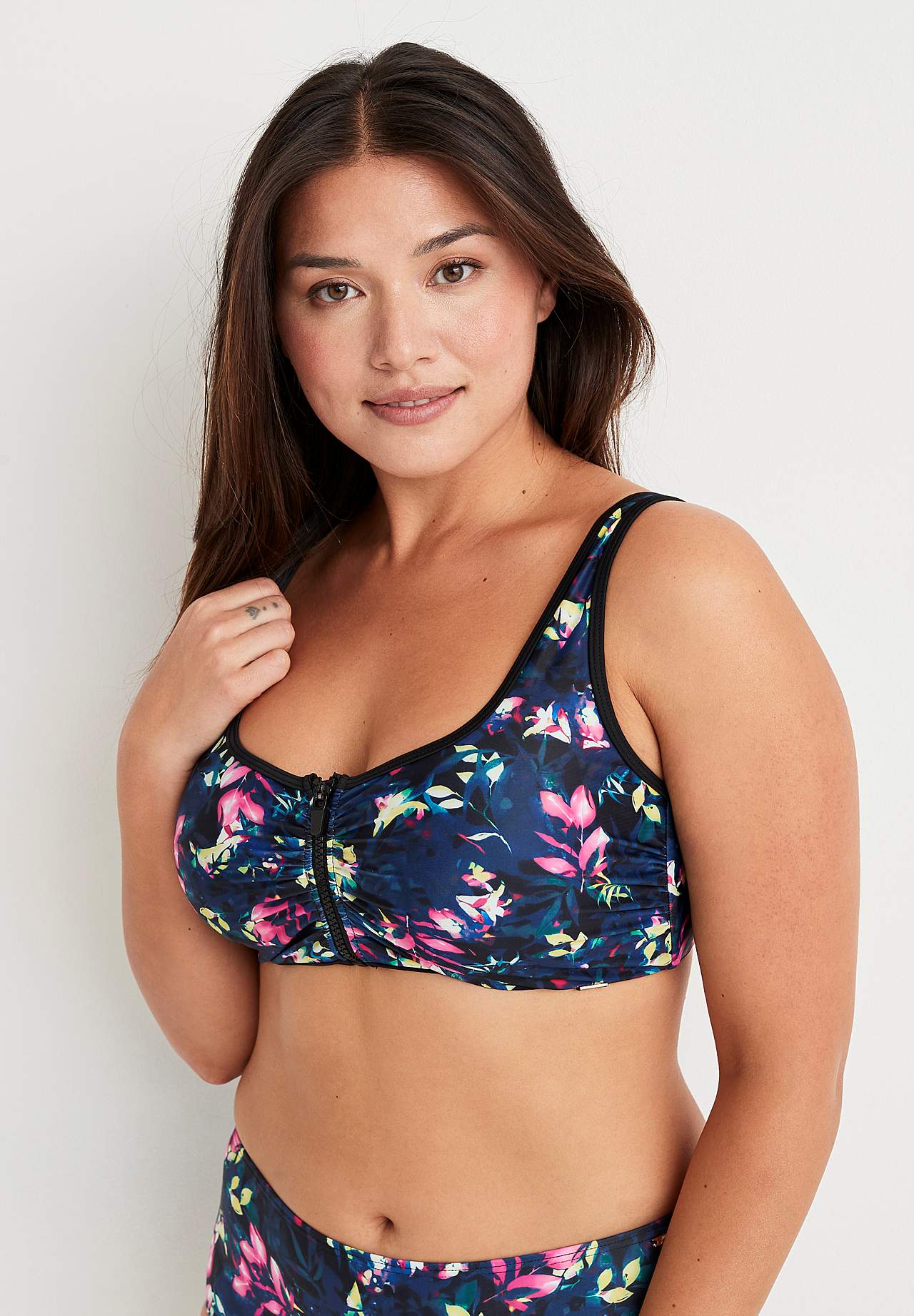 Gemusterter Bikini-BH Helsingborg