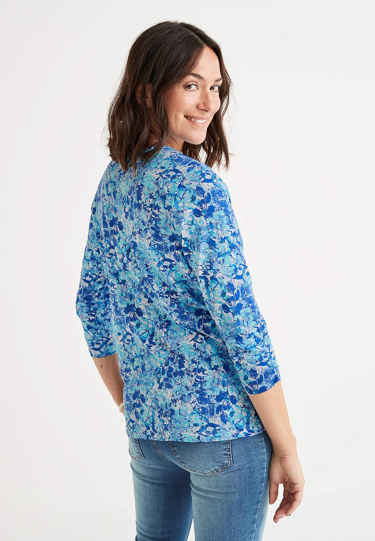 Blumiges Jersey-Top Agatha