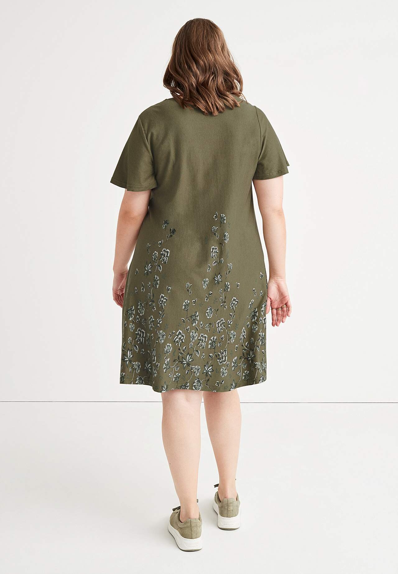 Jerseykleid in A-Form