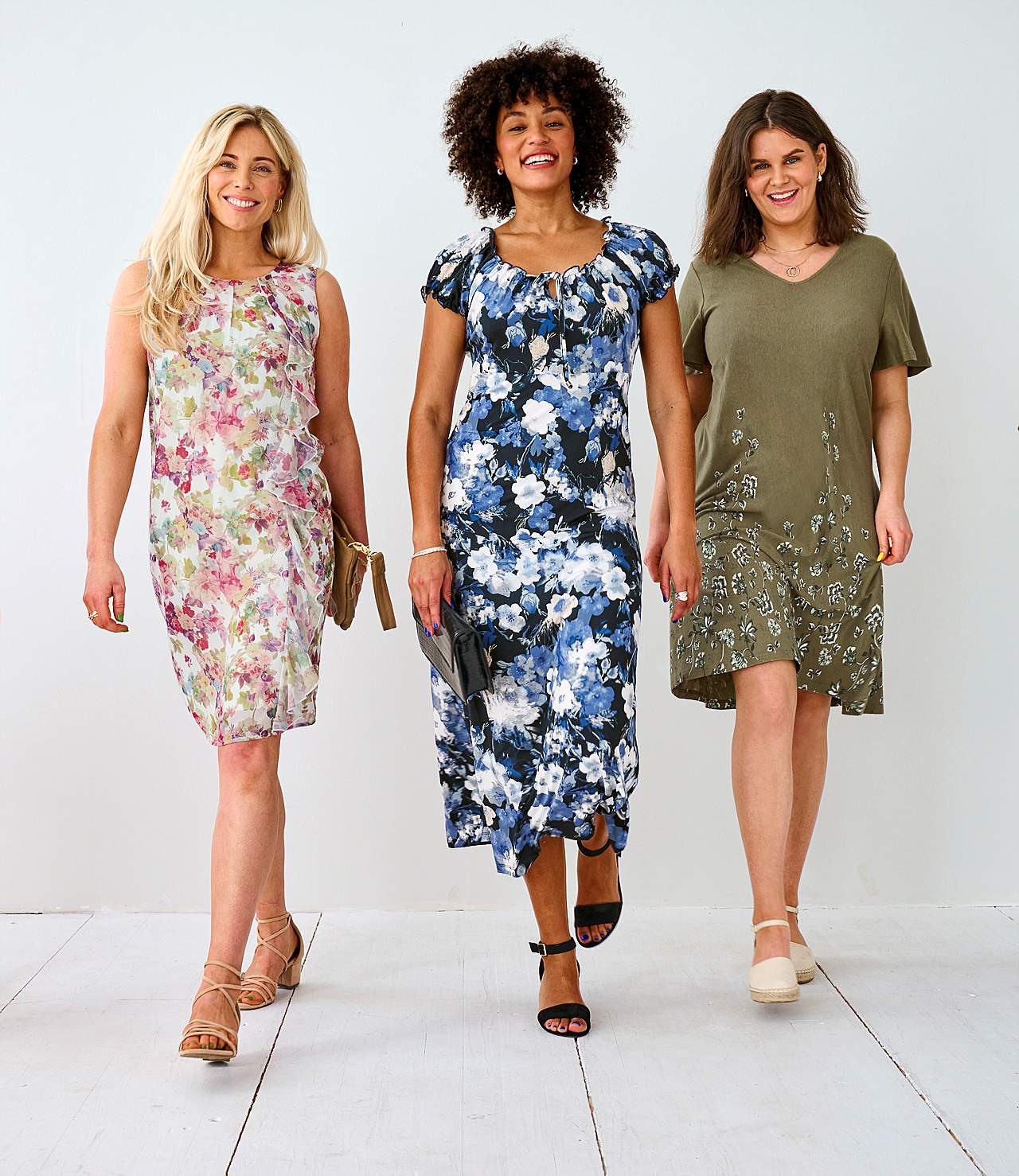 Blumiges Partykleid