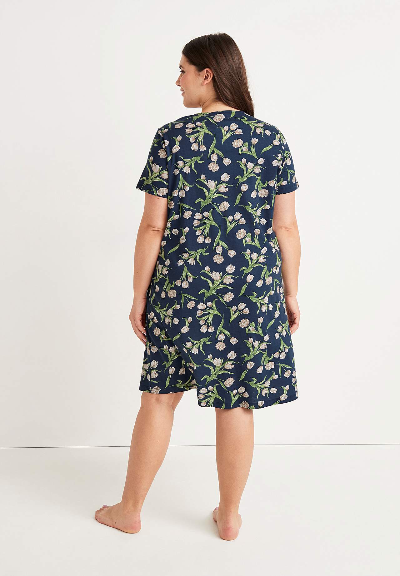 Blumiges Nachtkleid Hulda