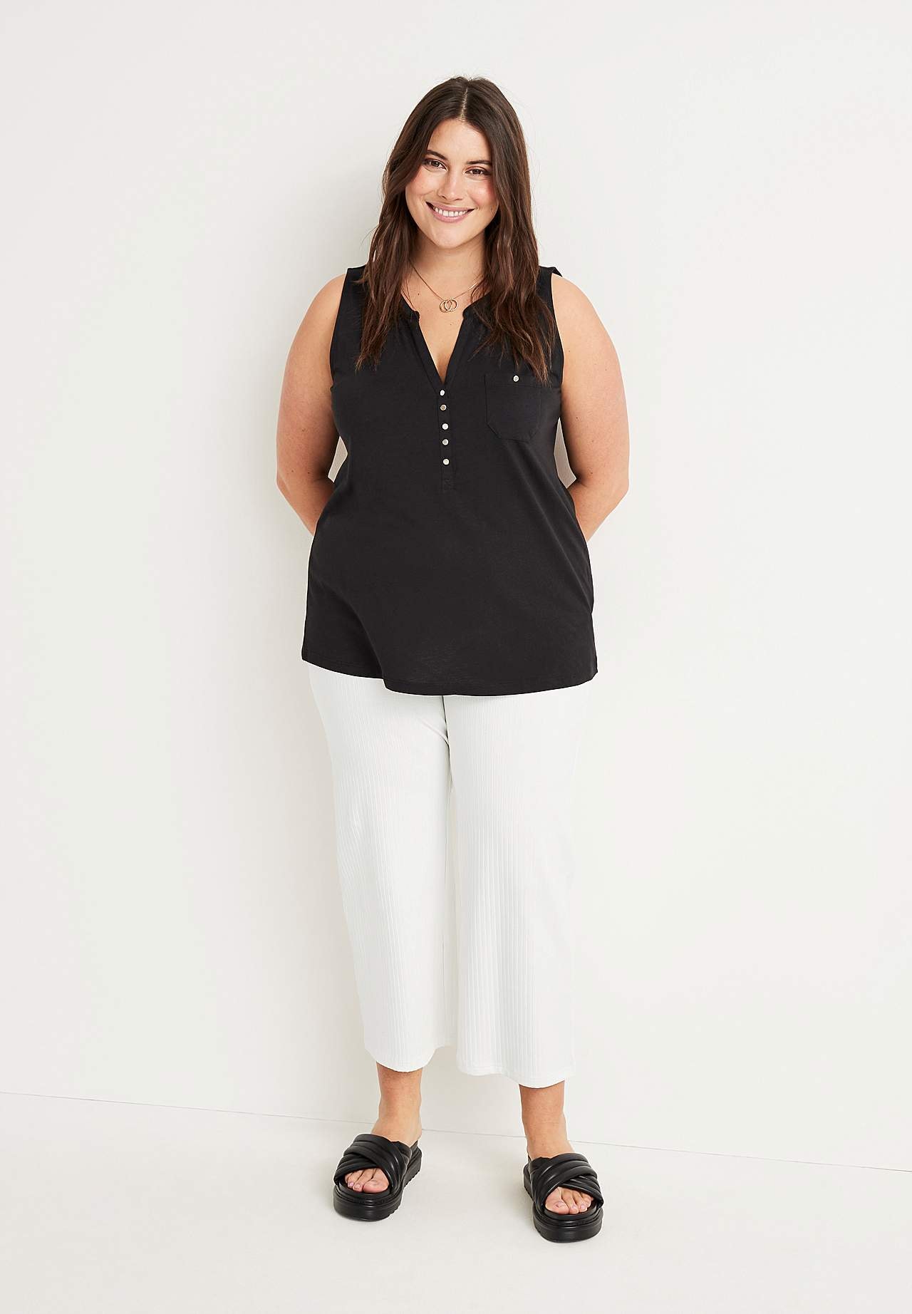 Gerippter Culottes