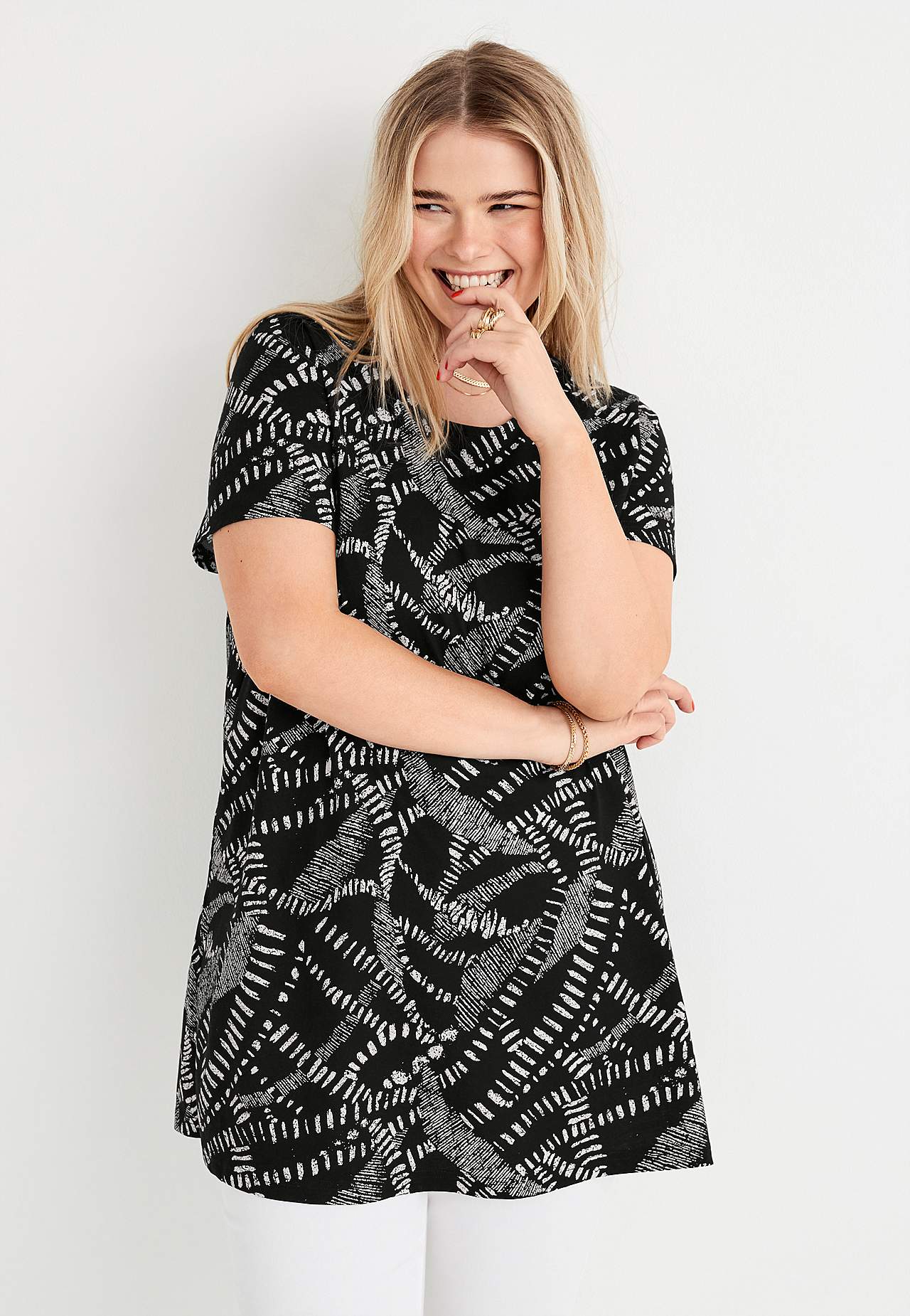 Lange Jersey-Tunika Matilda