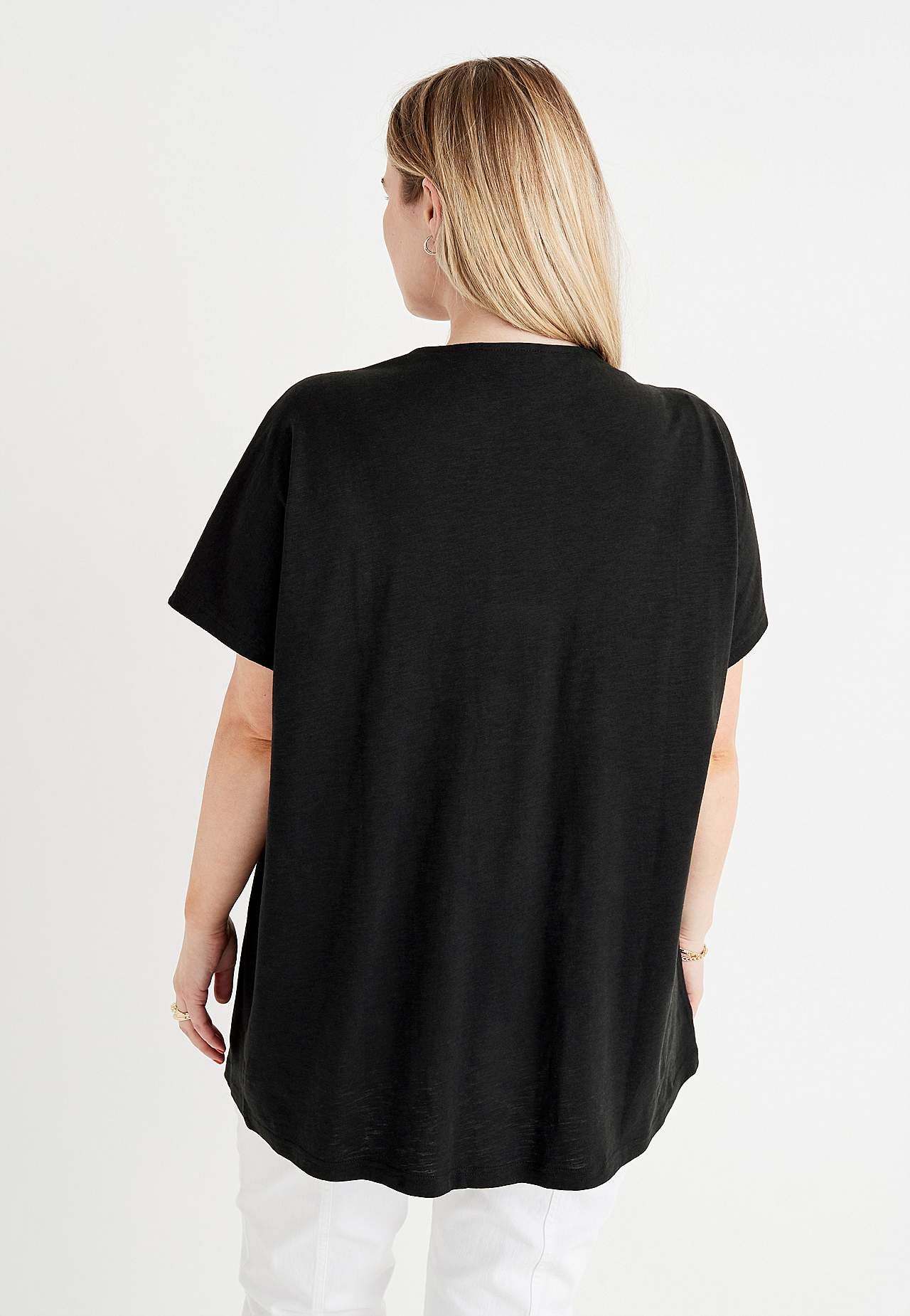 Kurzärmlige Jersey-Tunika