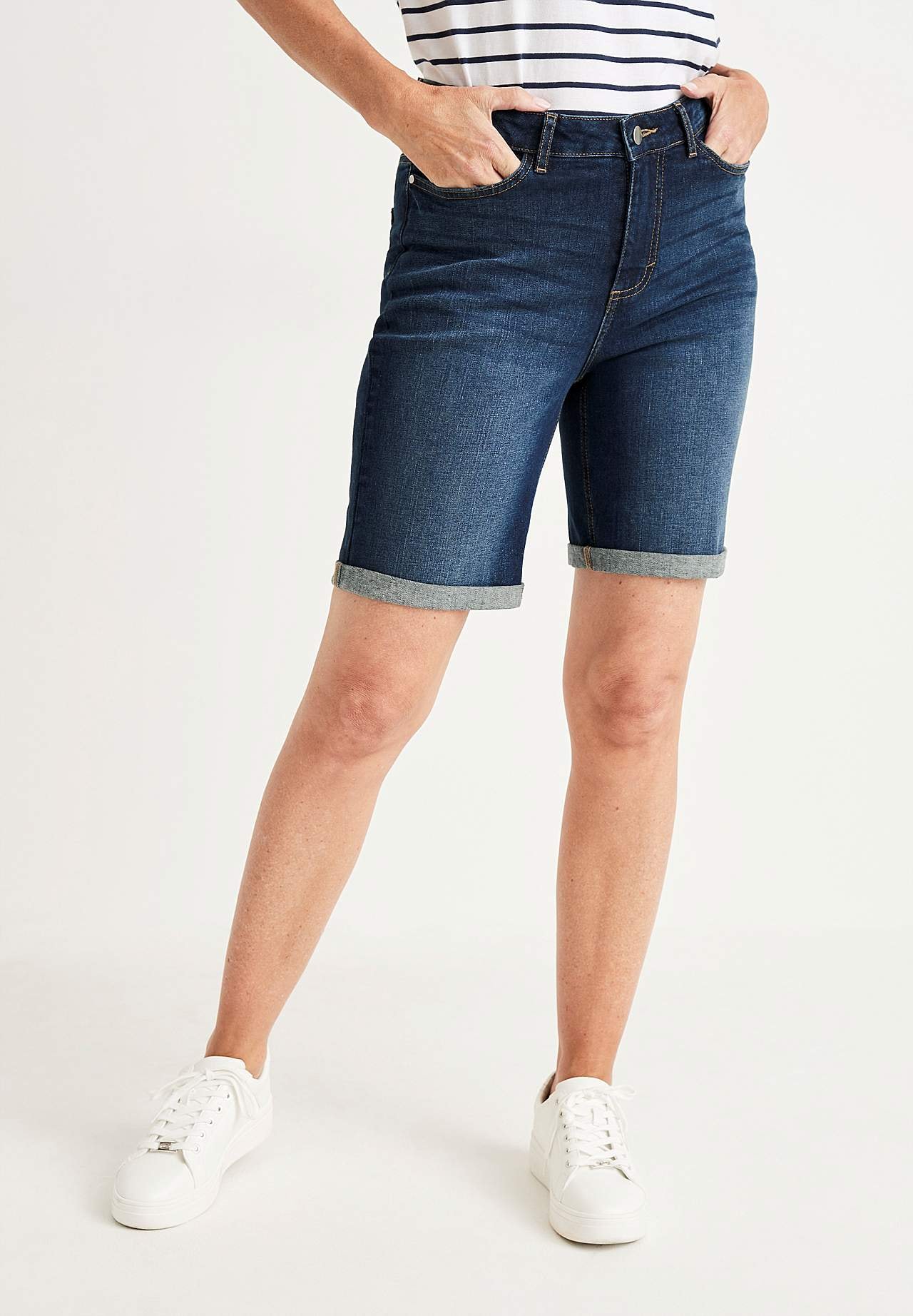 Denim-Shorts mit bequemem Stretch
