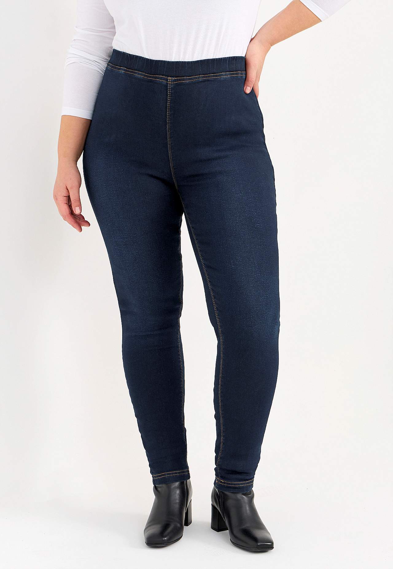 Denim-Leggings