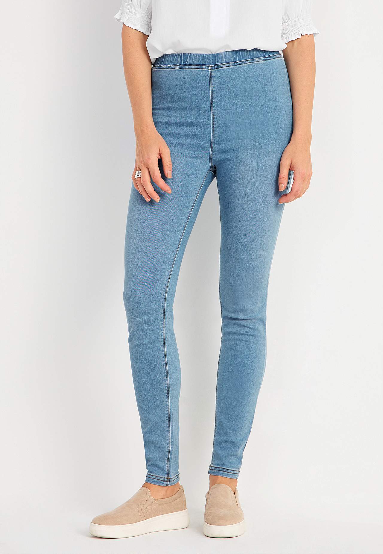 Denim-Leggings