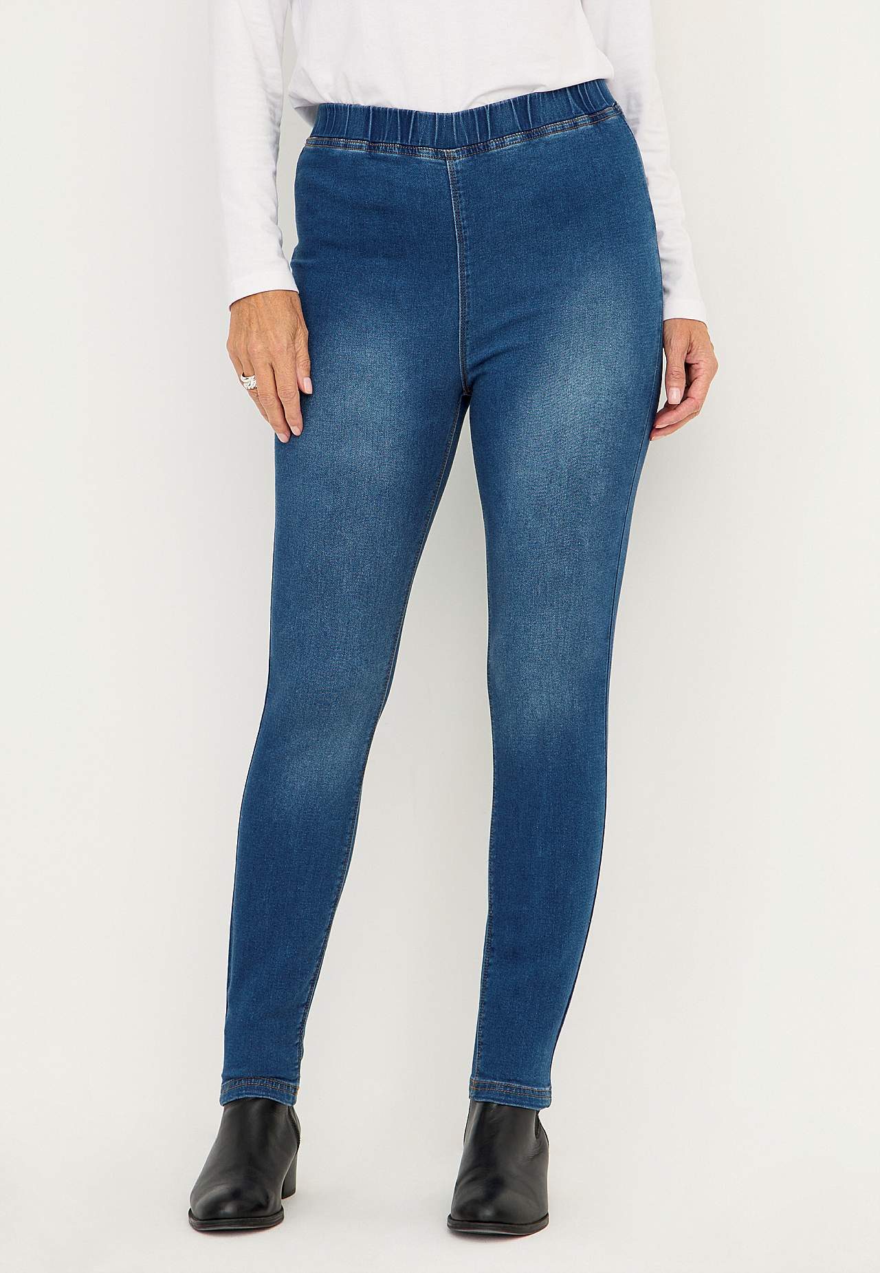 Denim-Leggings